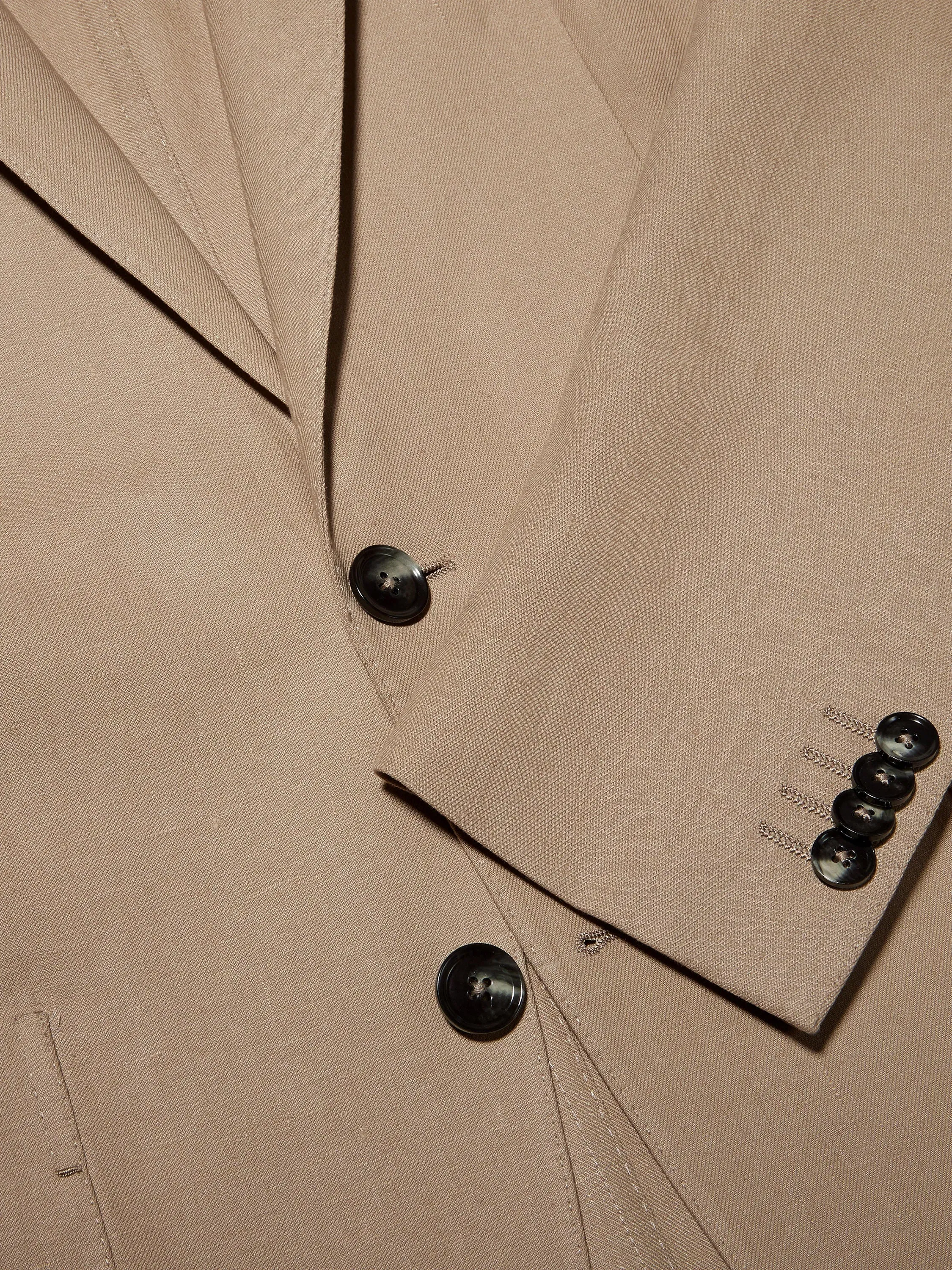 Zegna Light Beige Oasi Lino Jacket