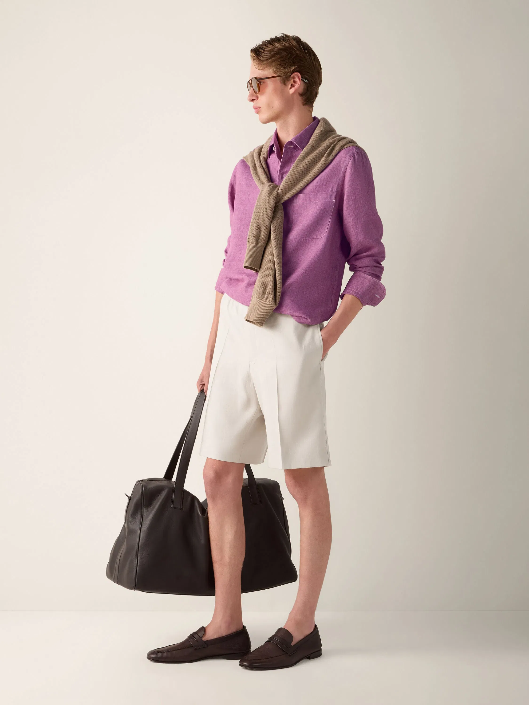 Zegna Oasi Lino Polo Shirt