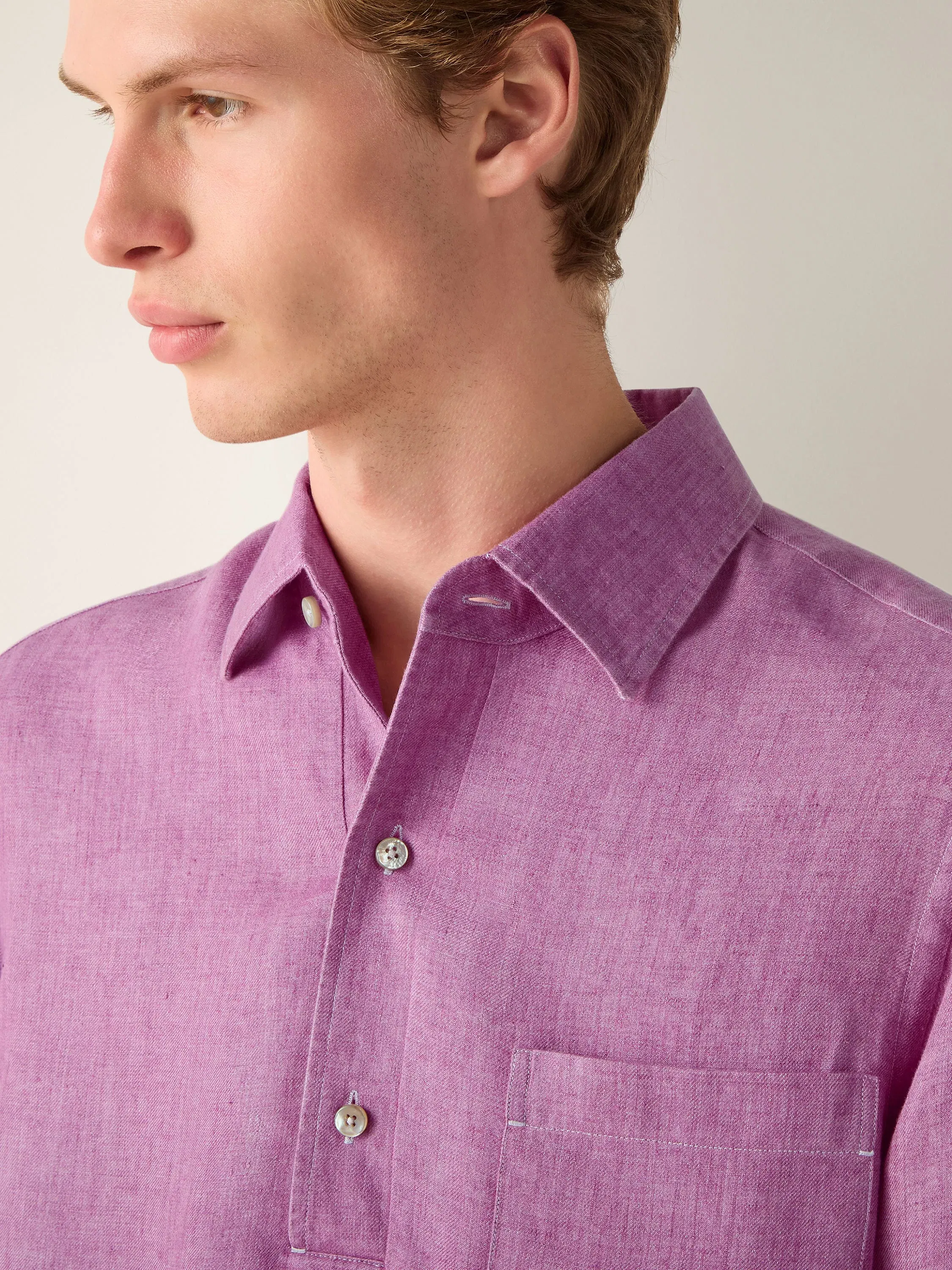 Zegna Oasi Lino Polo Shirt