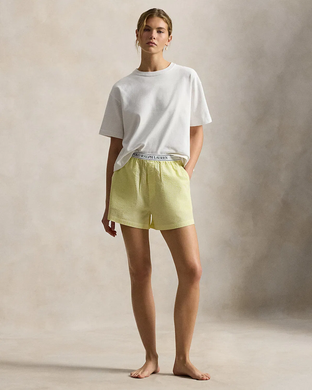 Ralph Lauren Cotton Seersucker Boxer