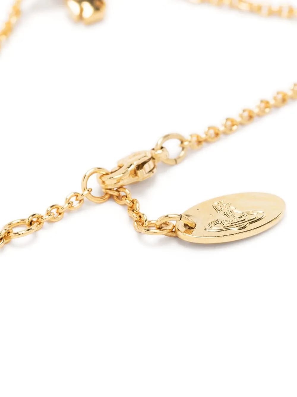 Orb-embellished chain bracelet