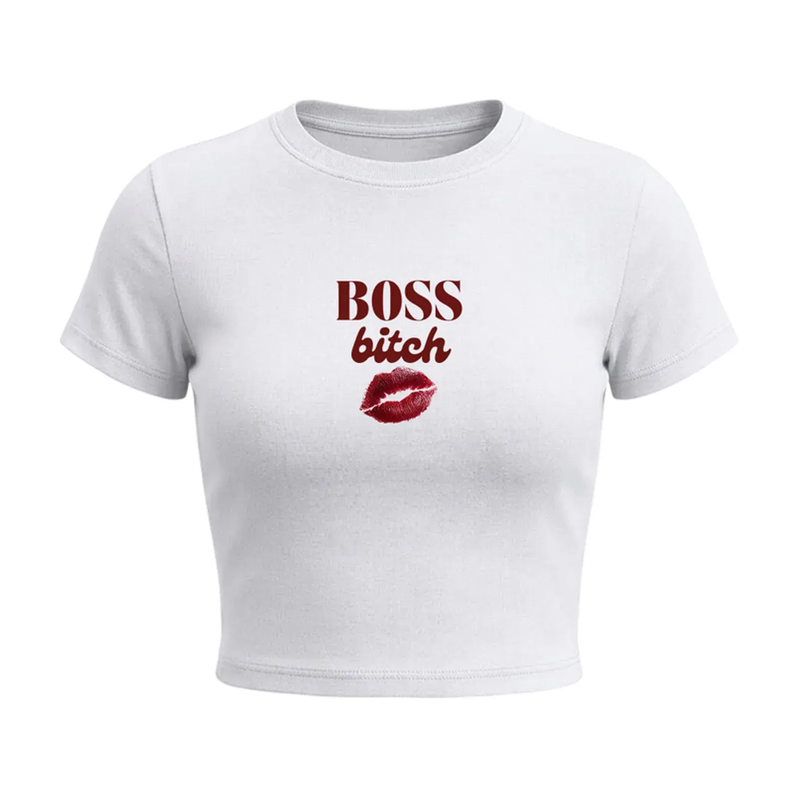 Voyd Boss bitch baby Tee White