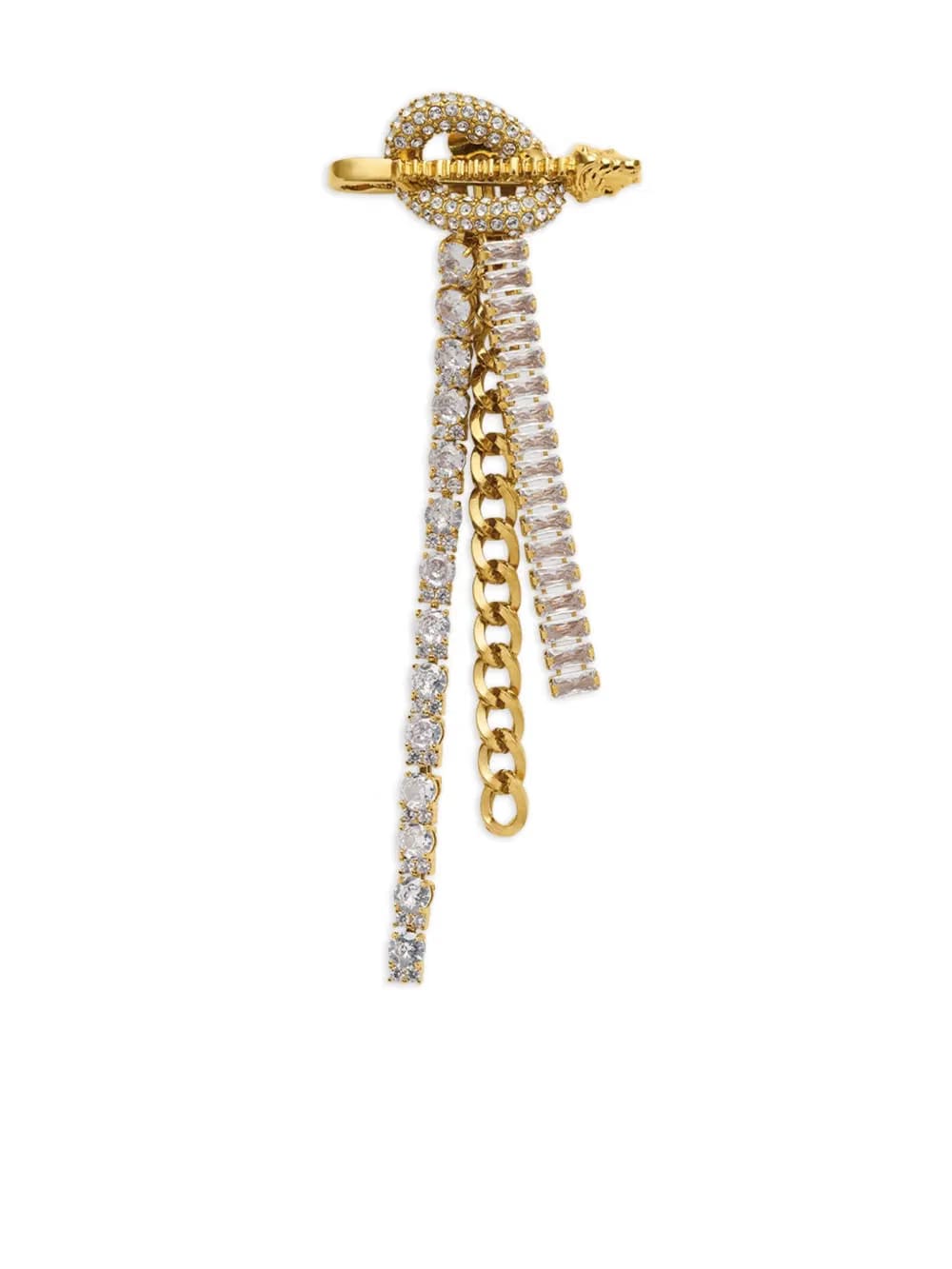 Clash drop single earring