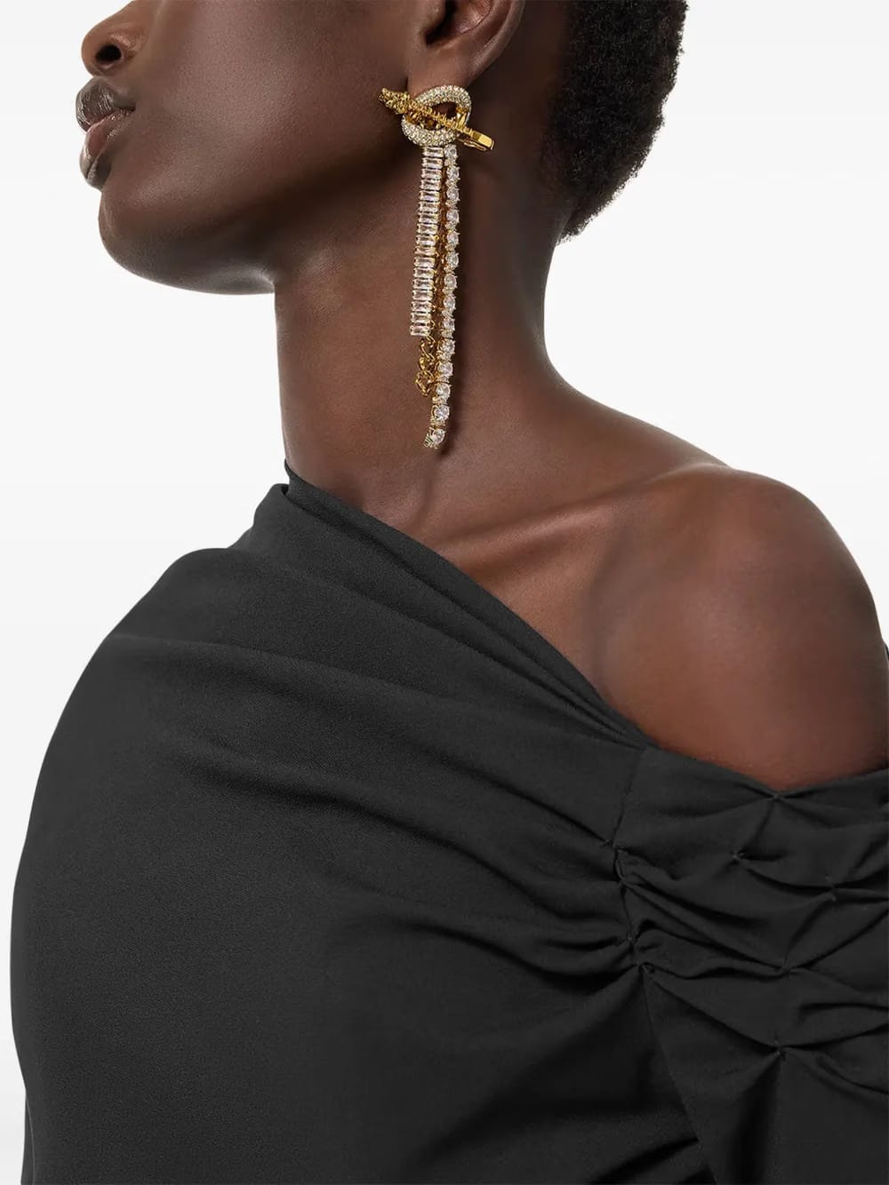 Clash drop single earring