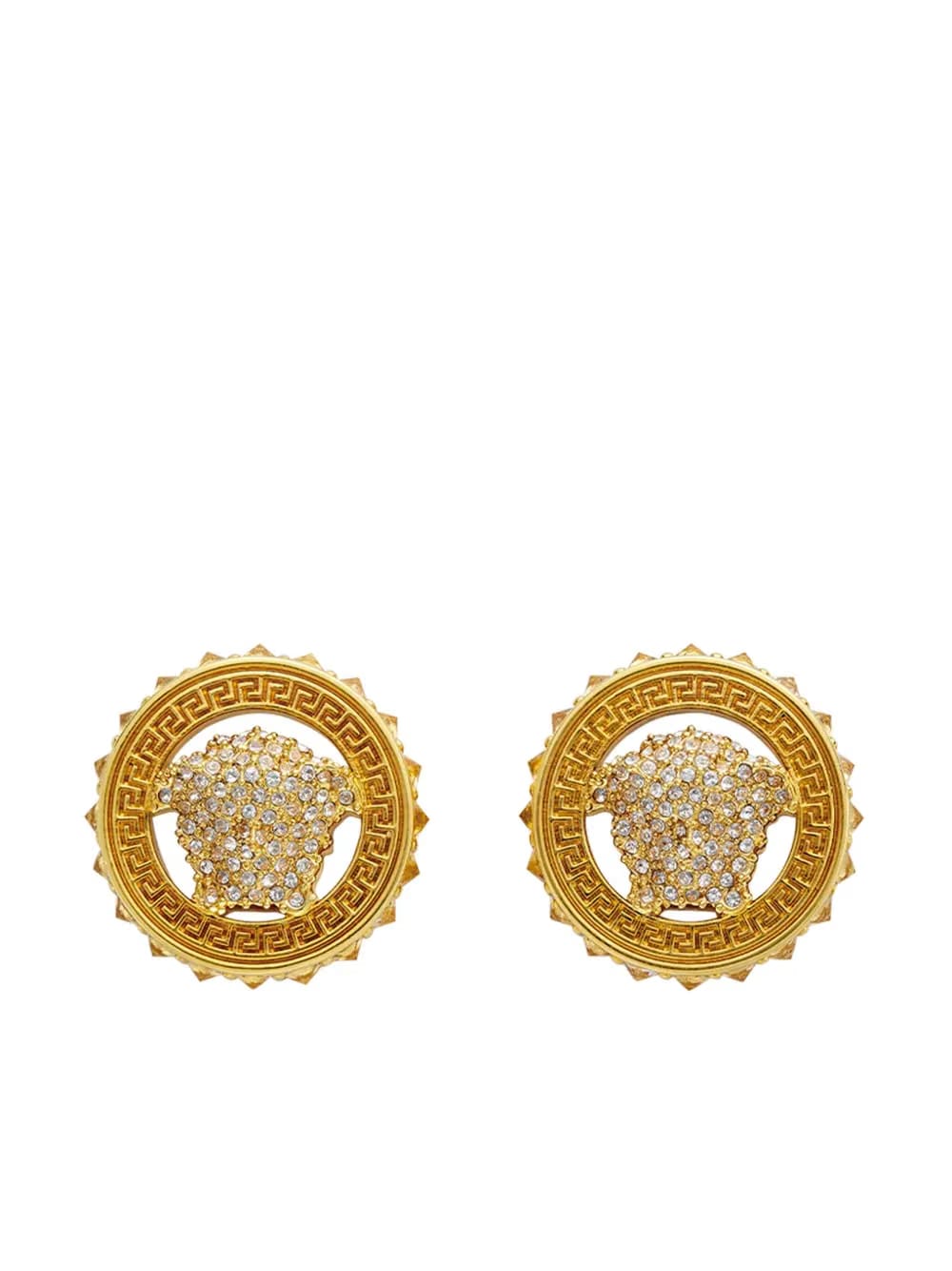 Medusa '95 crystal stud earrings