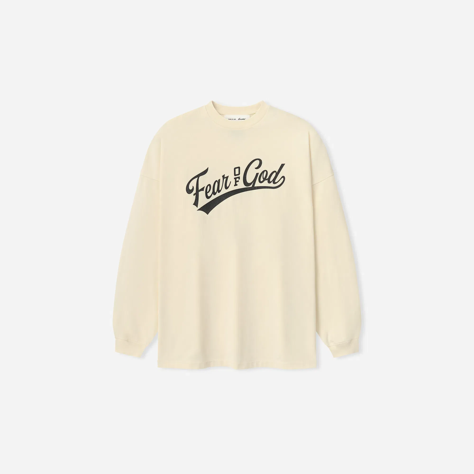 Fear Of God Essentials Merch Long Sleeve T-Shirt Chalk