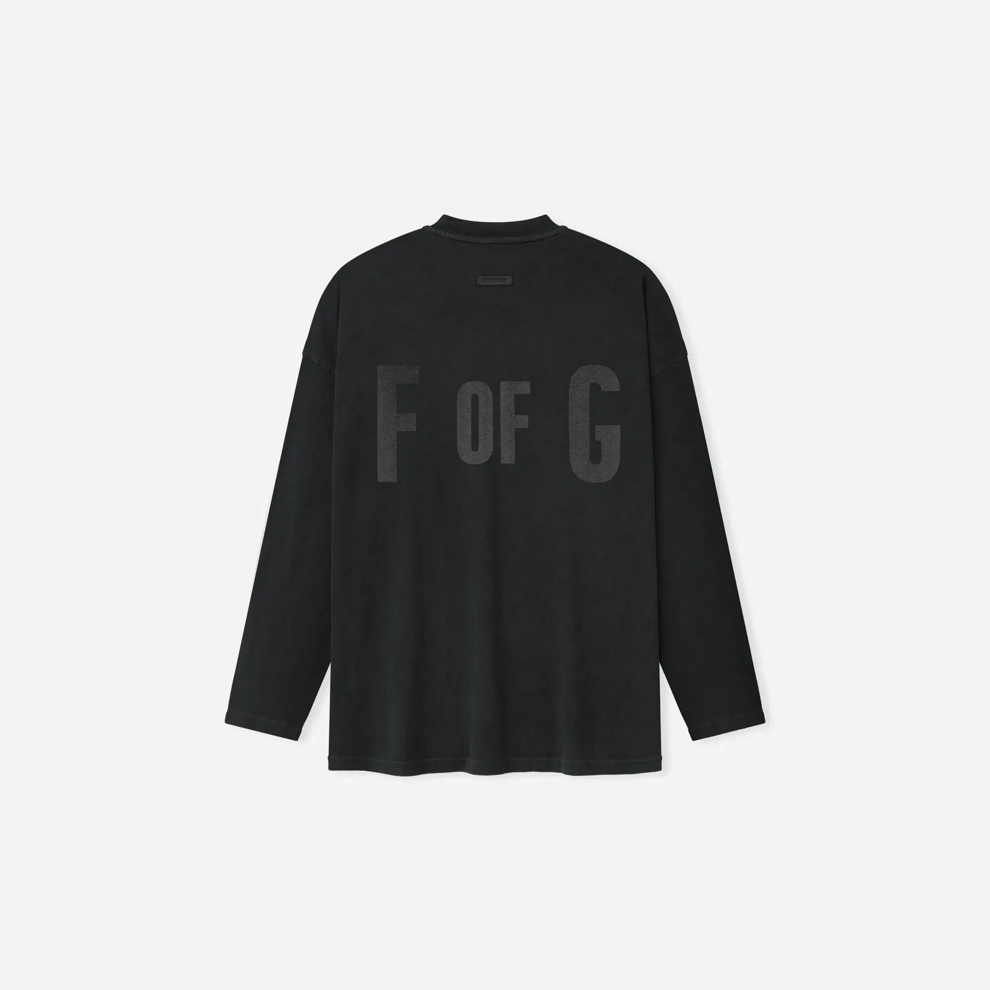 Fear Of God Fear Of God, F Of G Long Sleeve T-Shirt Black