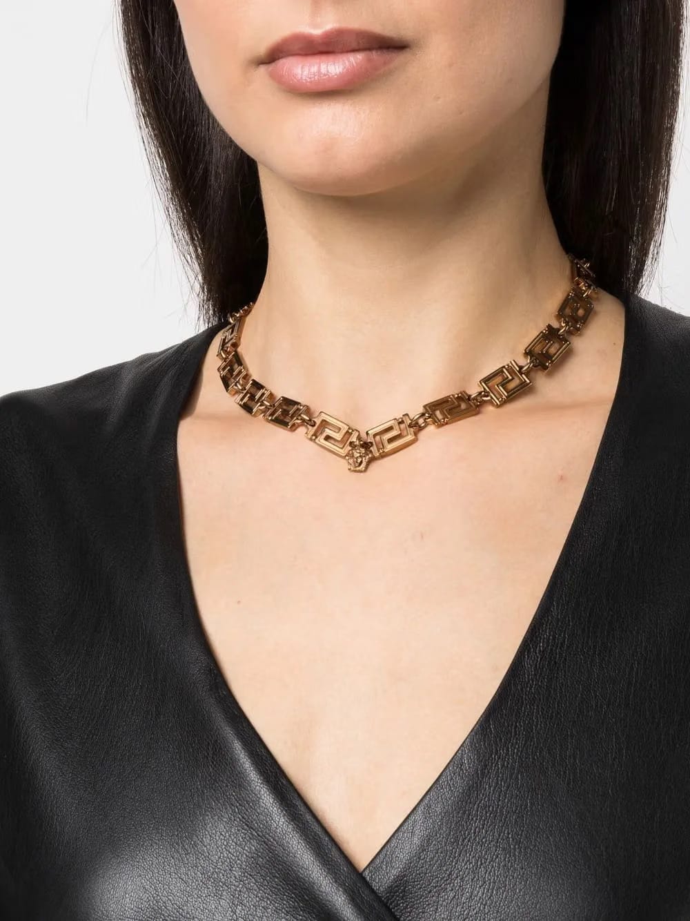 Greca chain necklace