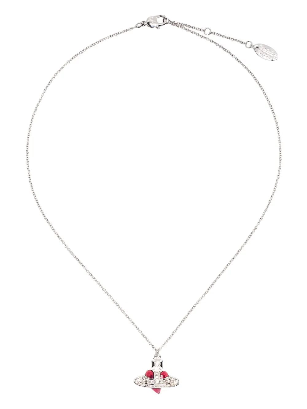 New Diamante Heart pendant necklace