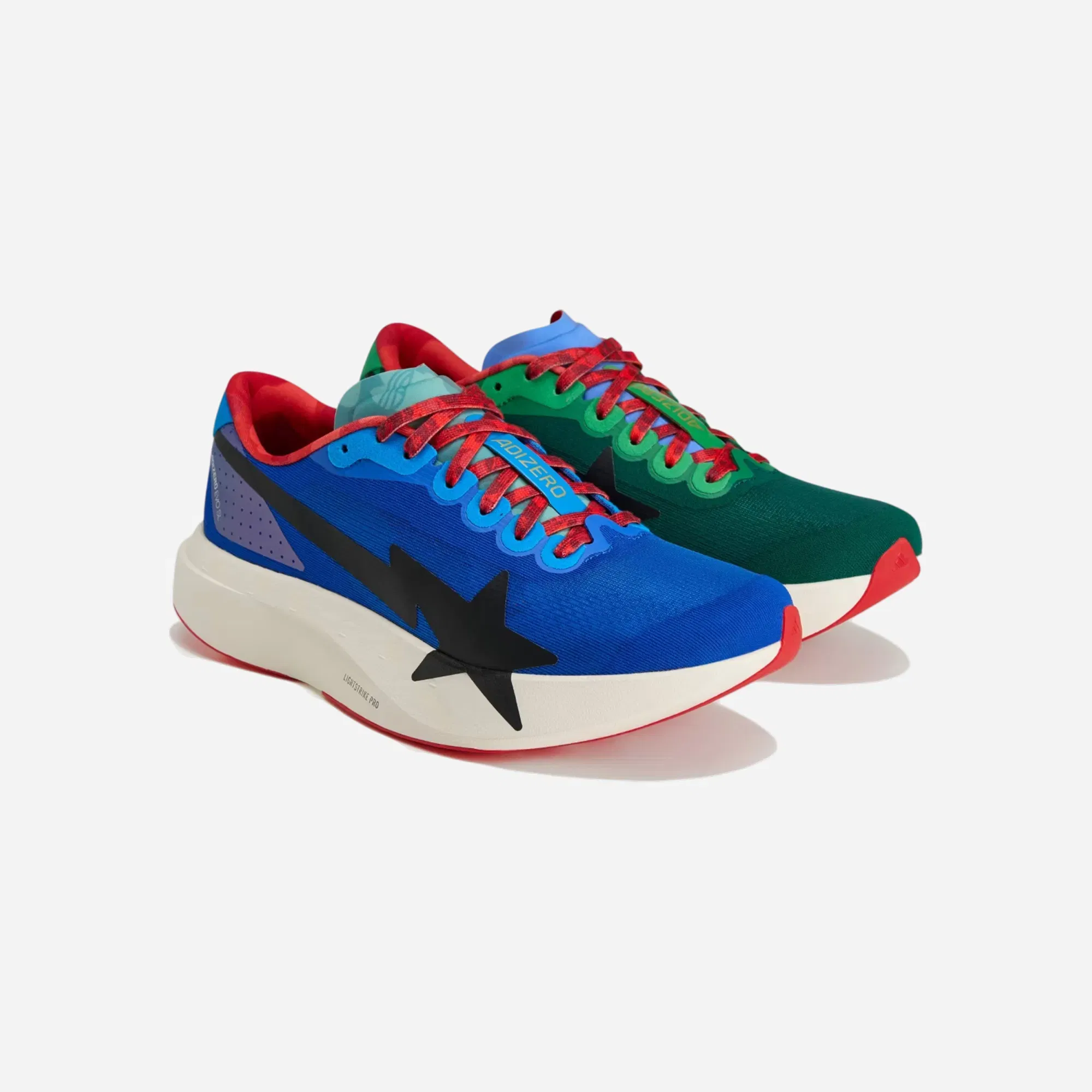 Adidas Adizero Evo SL Bape Power Blue / Collegiate Green / Off White