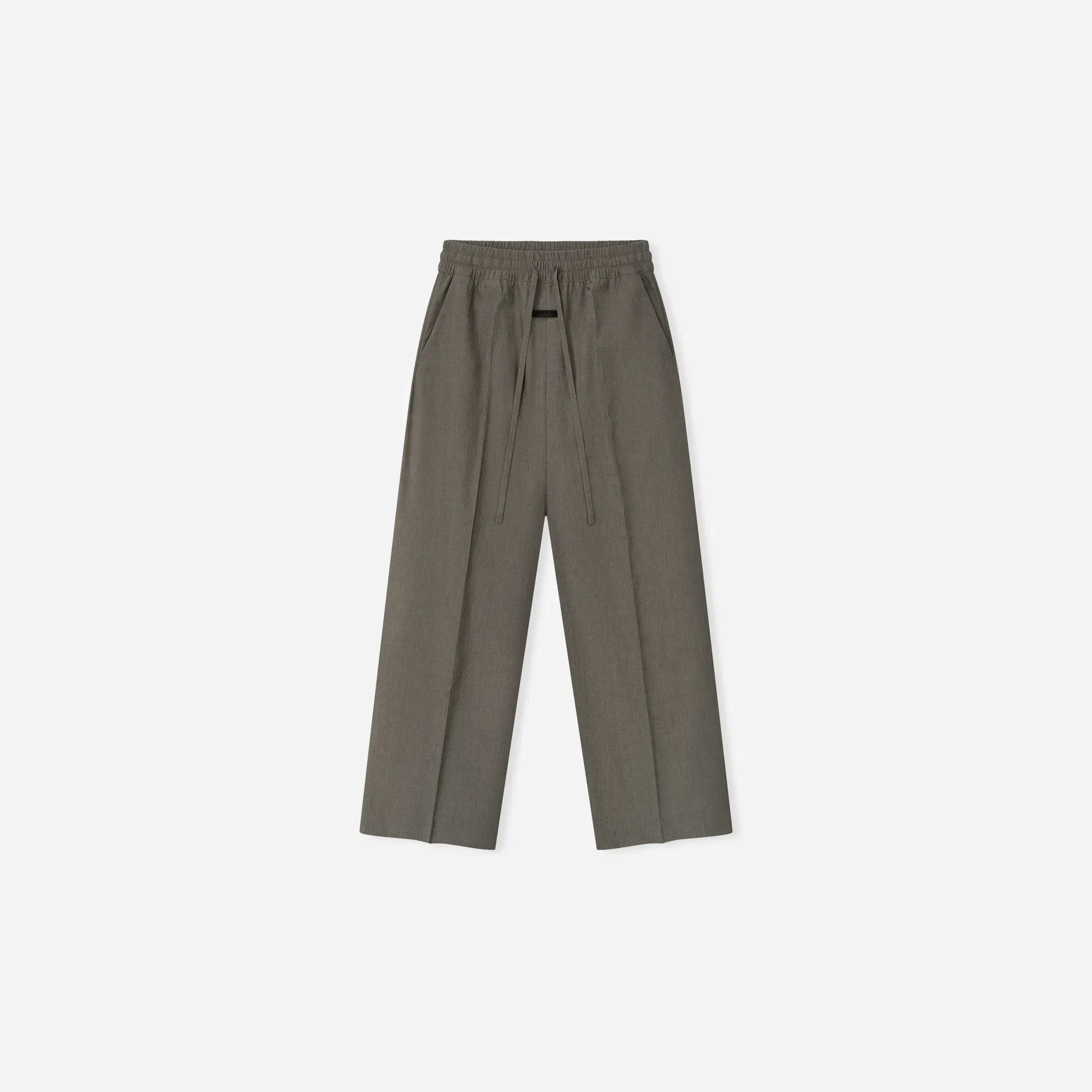 Fear Of God Cotton Wool Oxford Wide Leg Drawstring Pants Willow