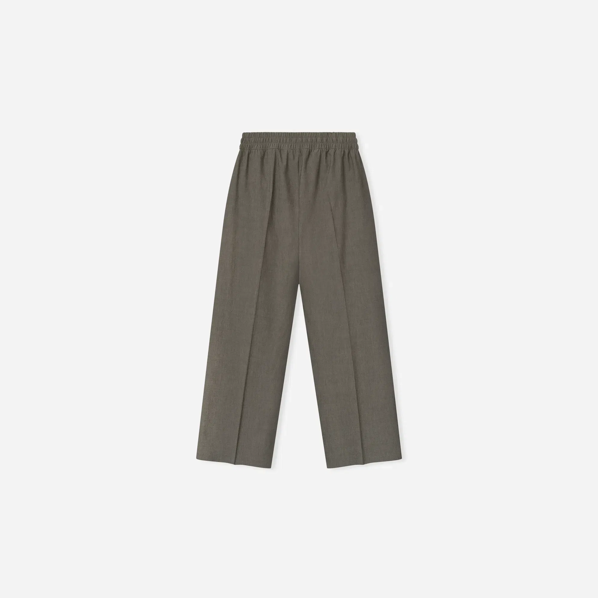 Fear Of God Cotton Wool Oxford Wide Leg Drawstring Pants Willow
