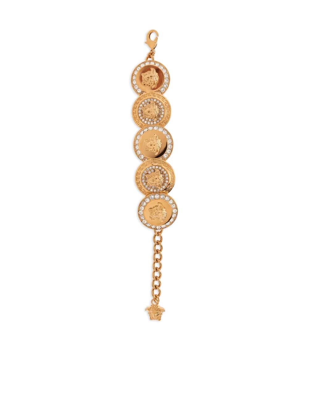 Medusa crystal-embellished bracelet