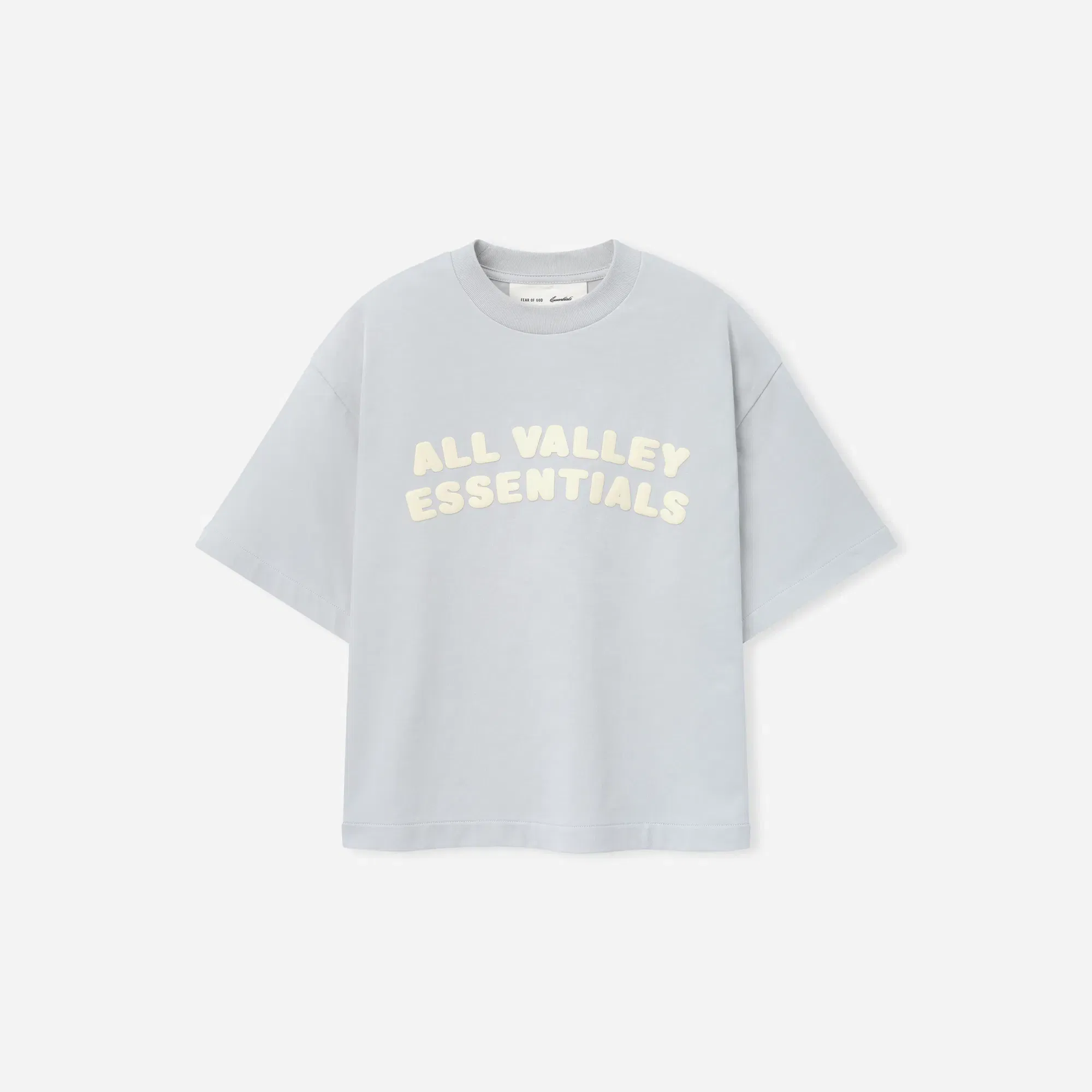 Fear Of God Essentials Kids Merch Tee Boxy Fit Overcast