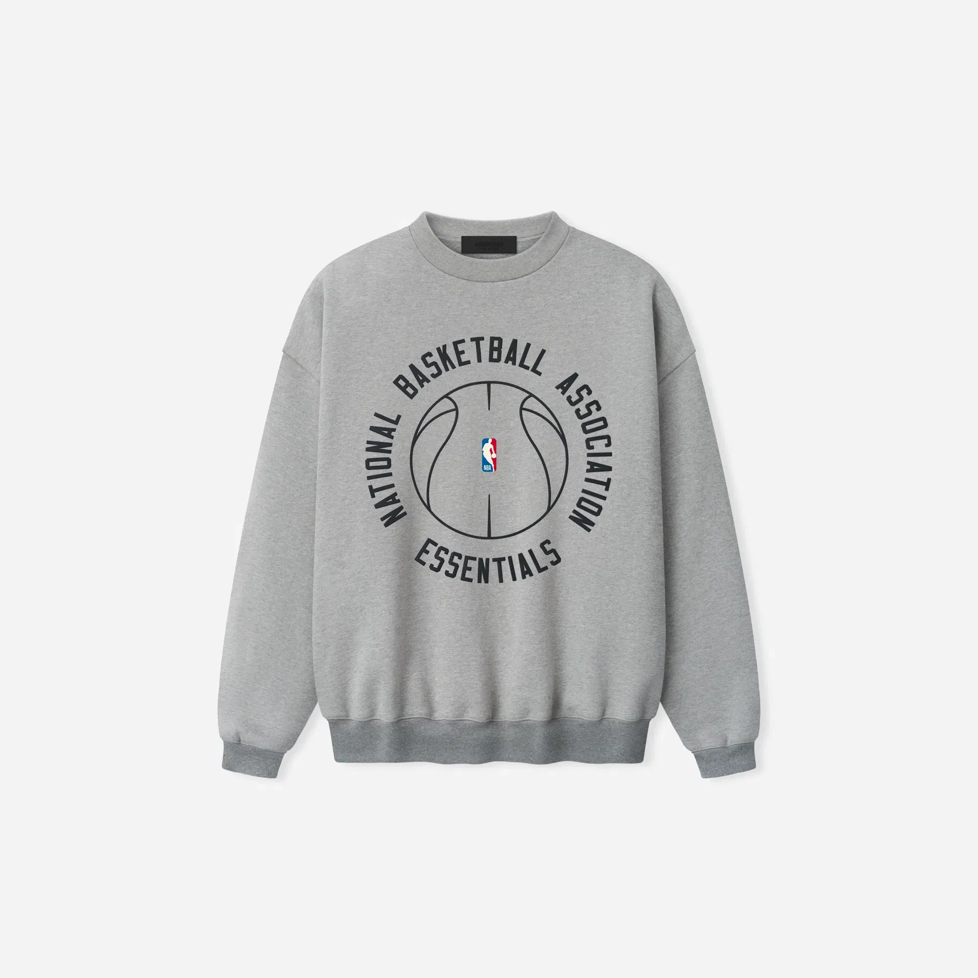 Fear Of God Essentials NBA X Barkley Hendricks 90s Crewneck Concrete Heather