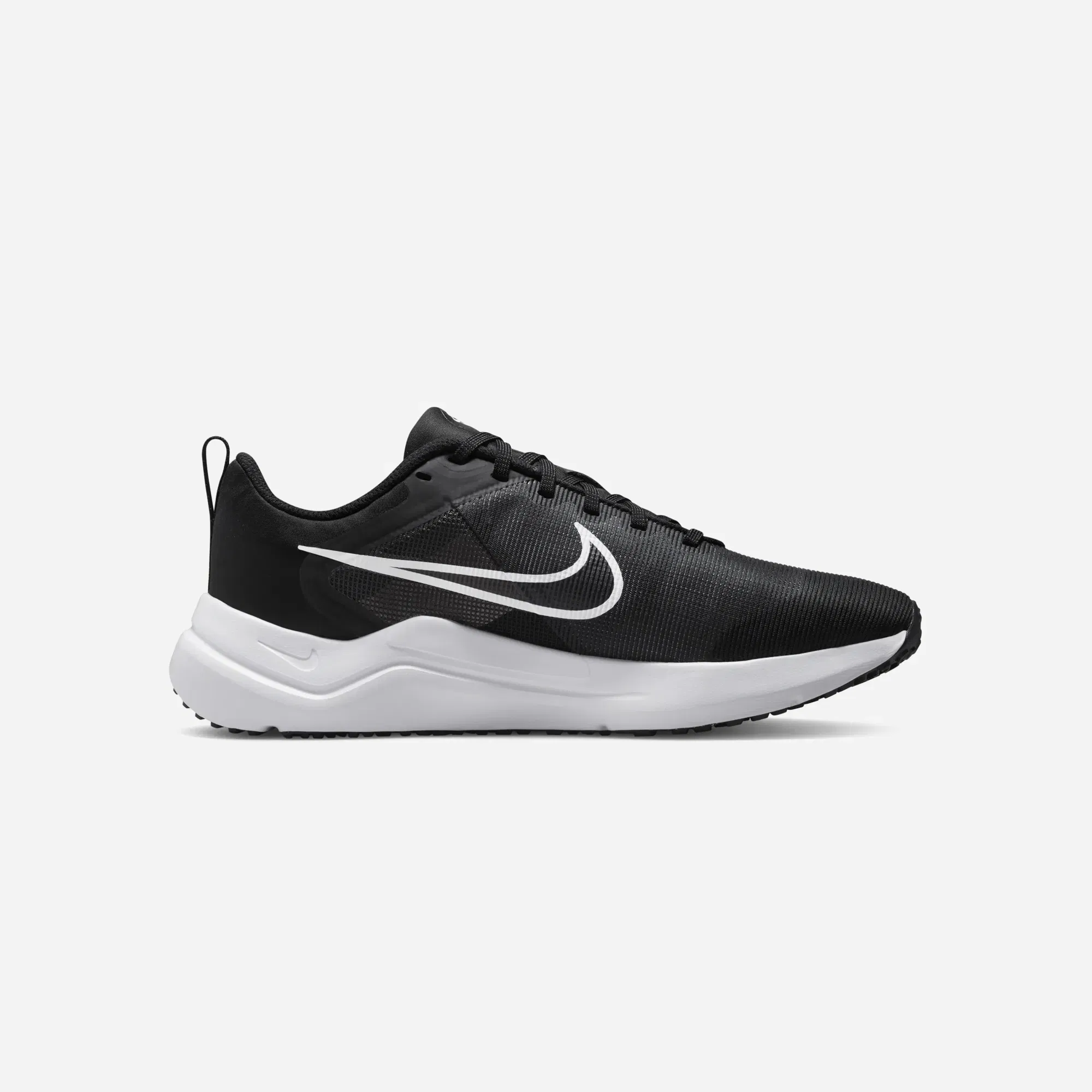 Nike Downshifter 12 Black Smoke Grey Pure Platinum White WMNS