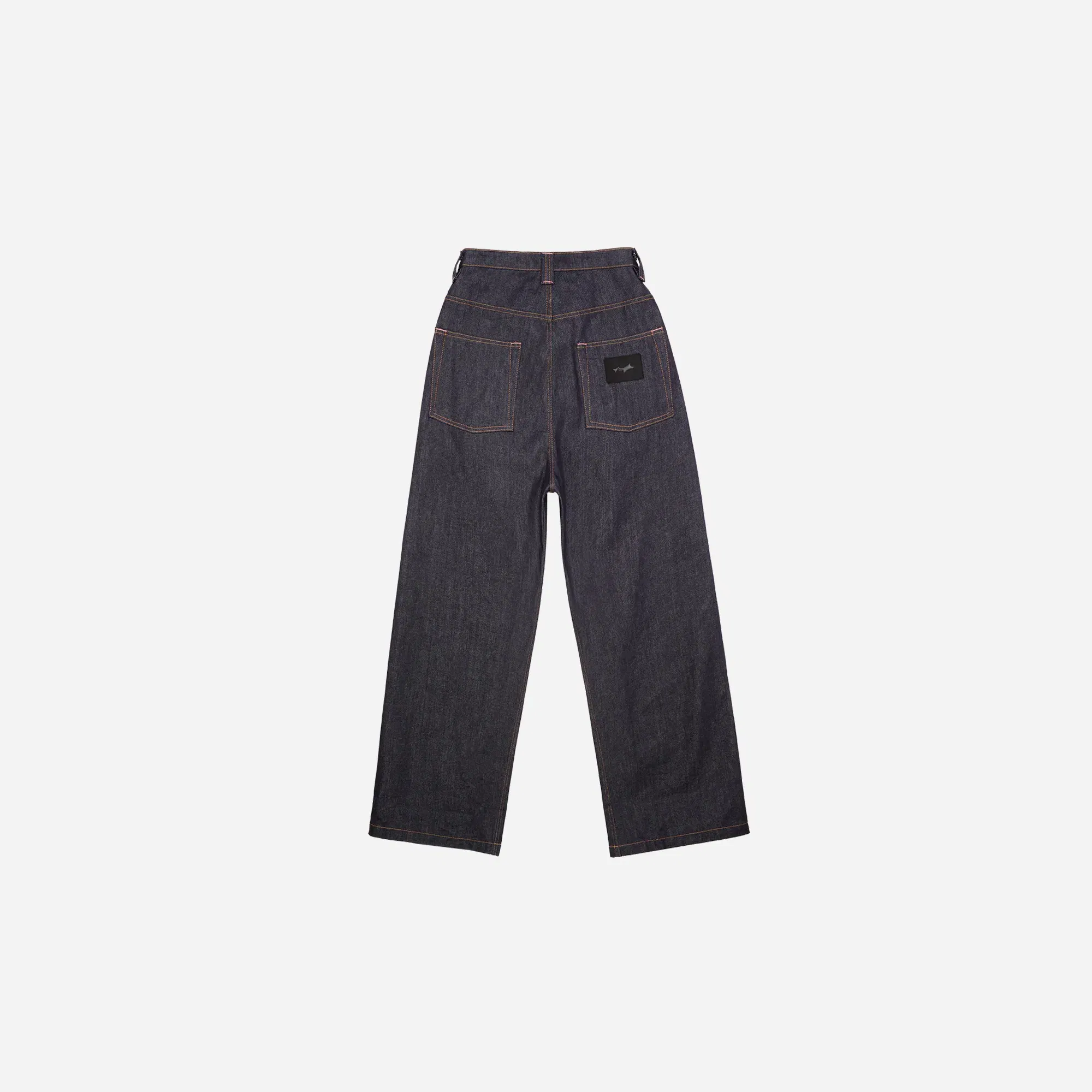 Skylrk Pleated Denim Jean Raw