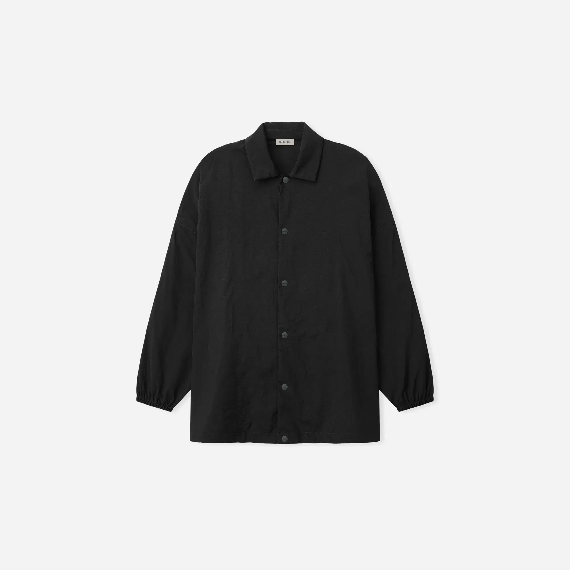Fear Of God Nylon Ripstop Tech Windbreaker Black