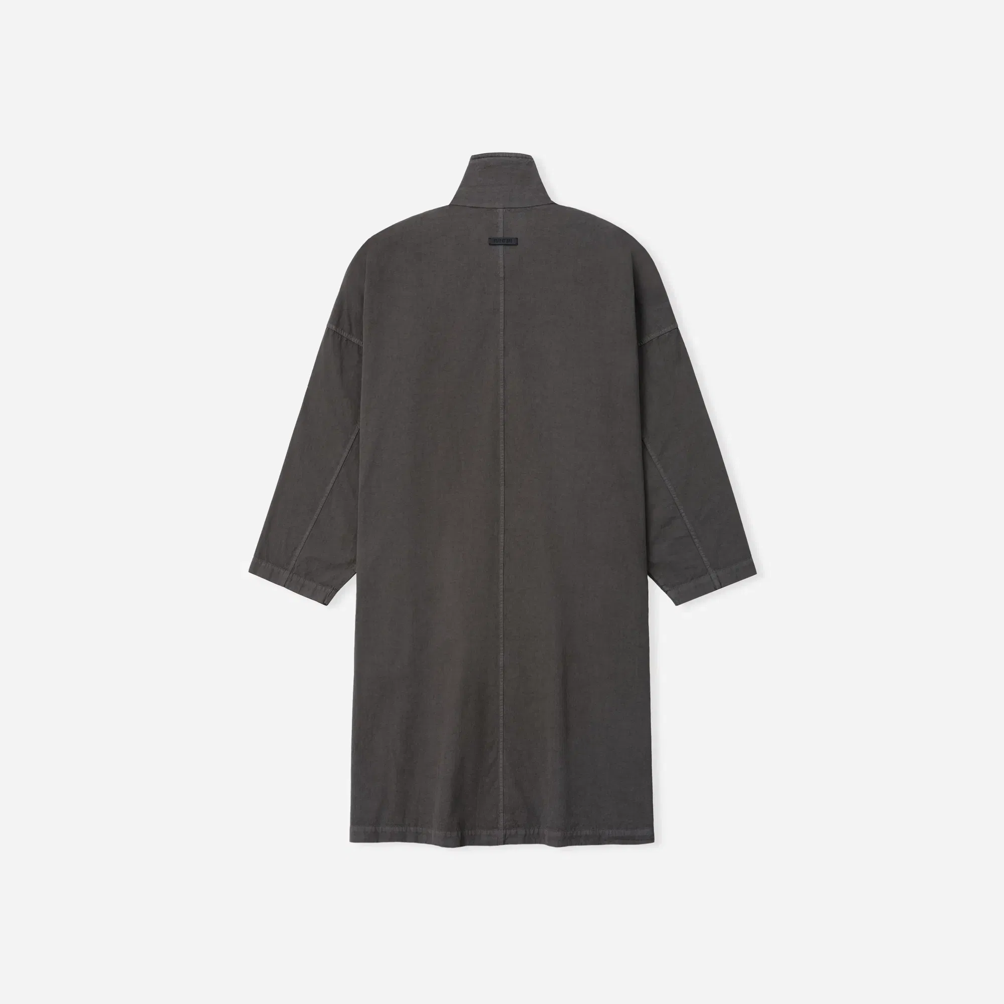 Fear Of God Garment-Dyed Cropped Sleeve Car Coat Dark Grey