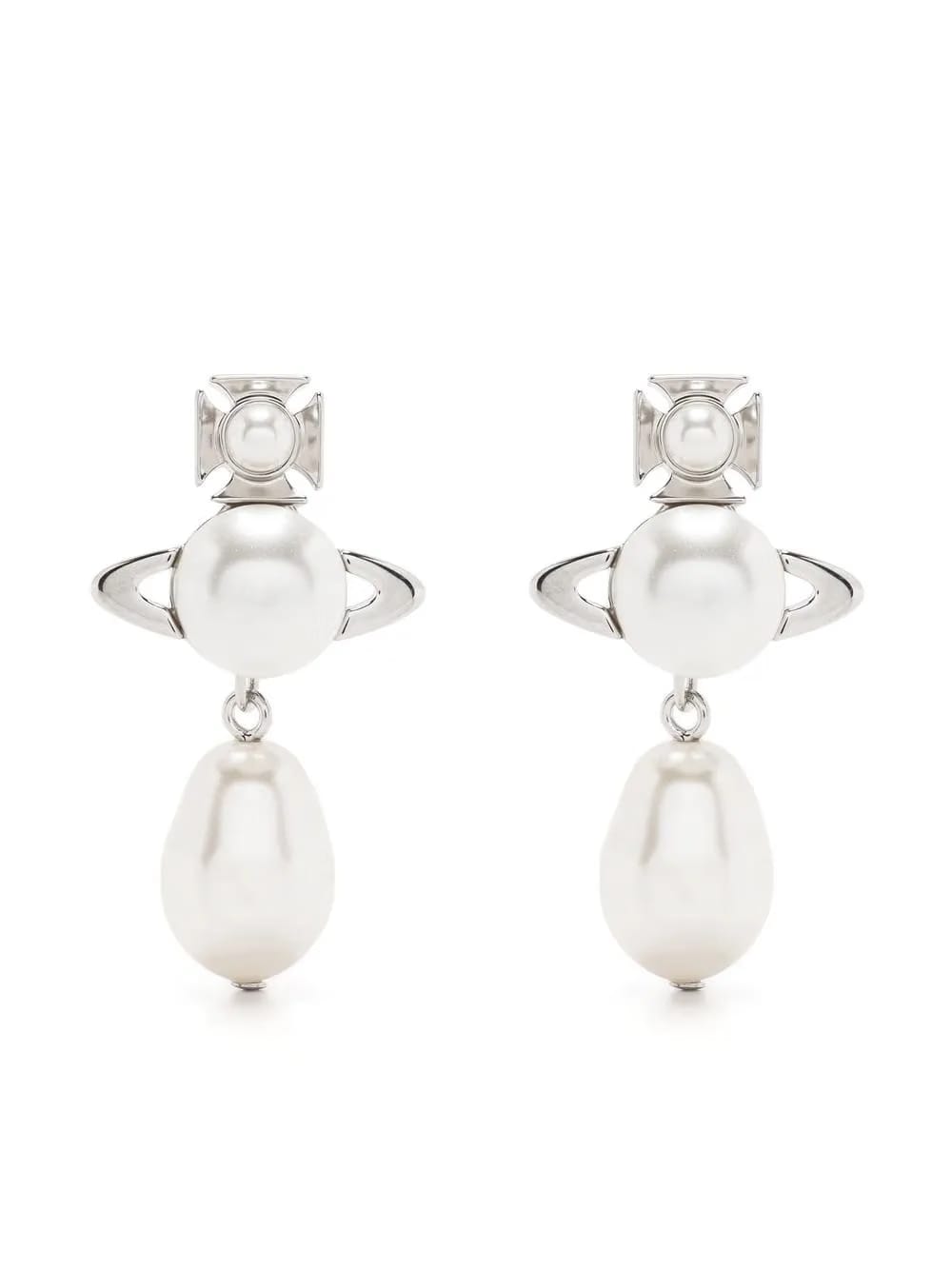 Orb-embellished stud earrings