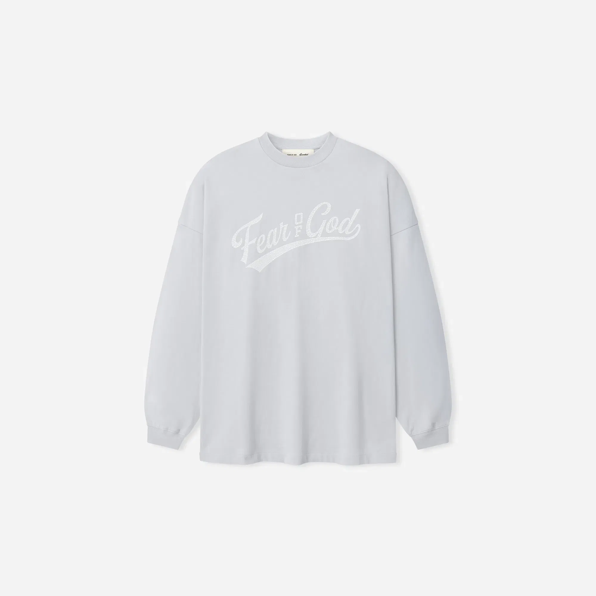 Fear Of God Essentials Merch Long Sleeve Tee Overcast