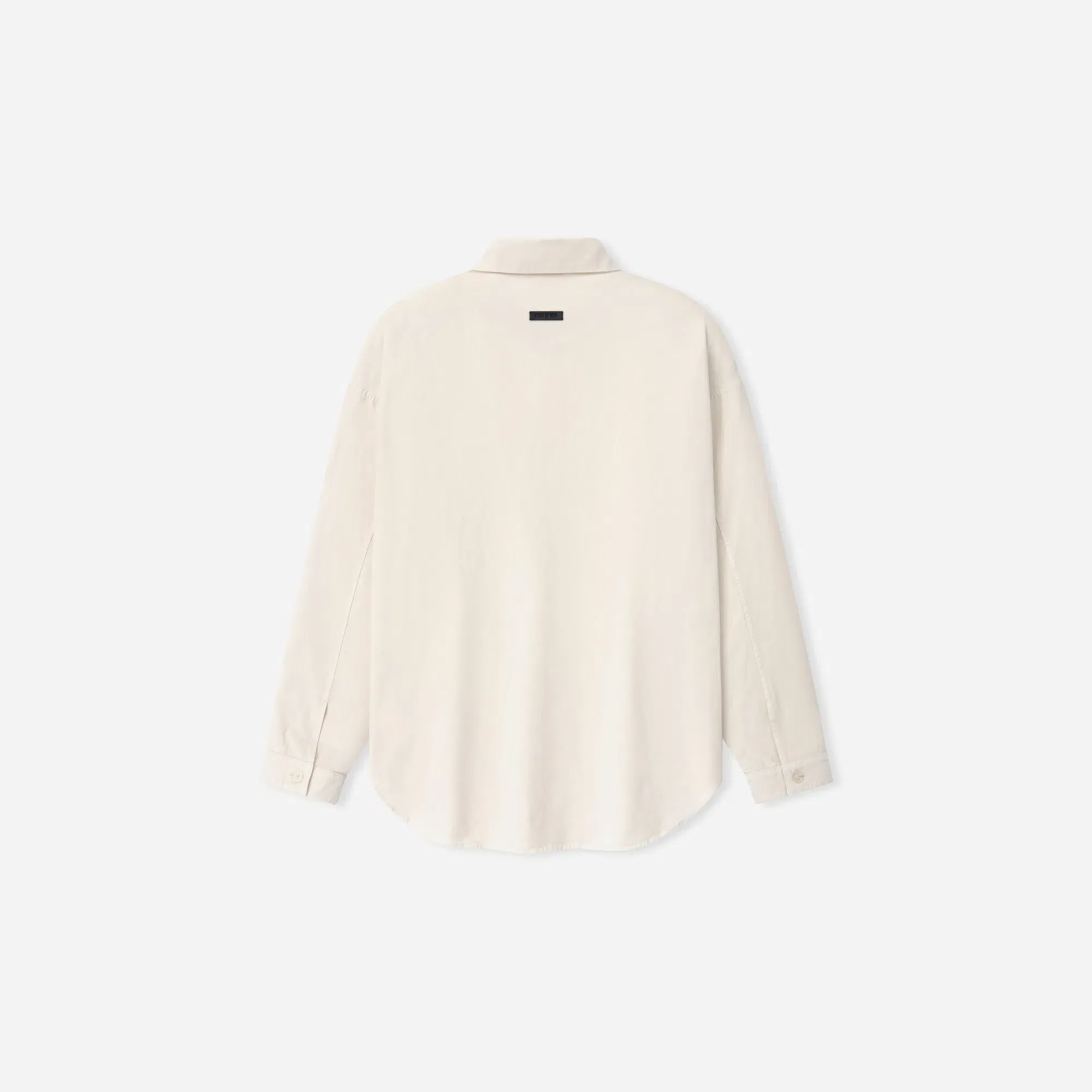 Fear Of God Garment Dyed Cotton Relaxed Shirt Natural