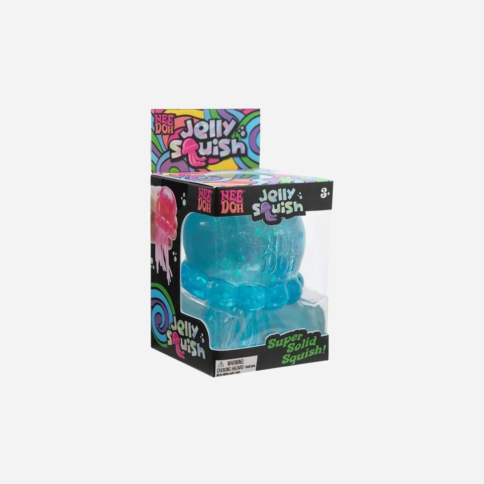 NeeDoh JellySquish Squishy Fidget Toy Blue