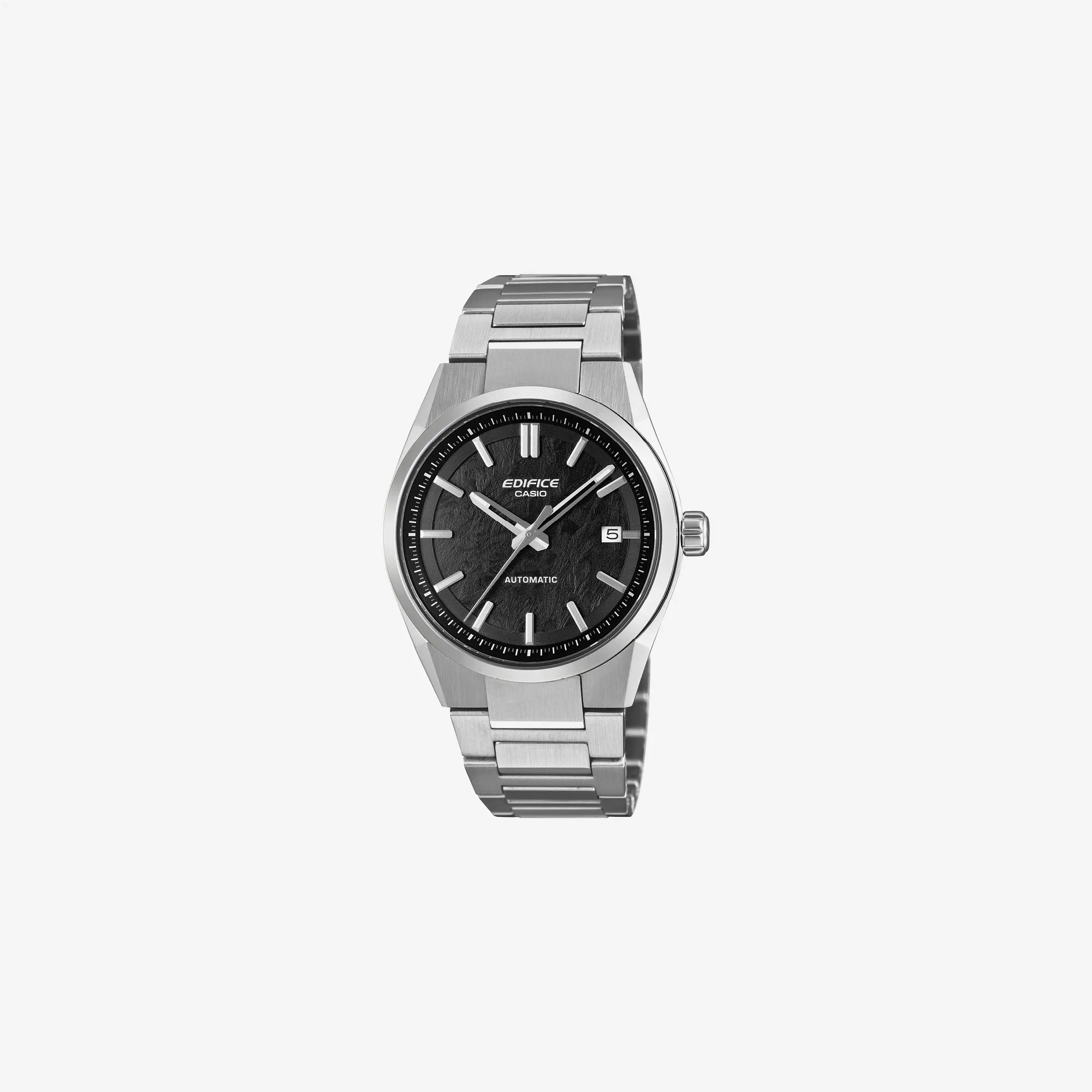 Casio Edifice EFK-110D-1ADR Quartz Black Dial Analog Stainless Steel Watch