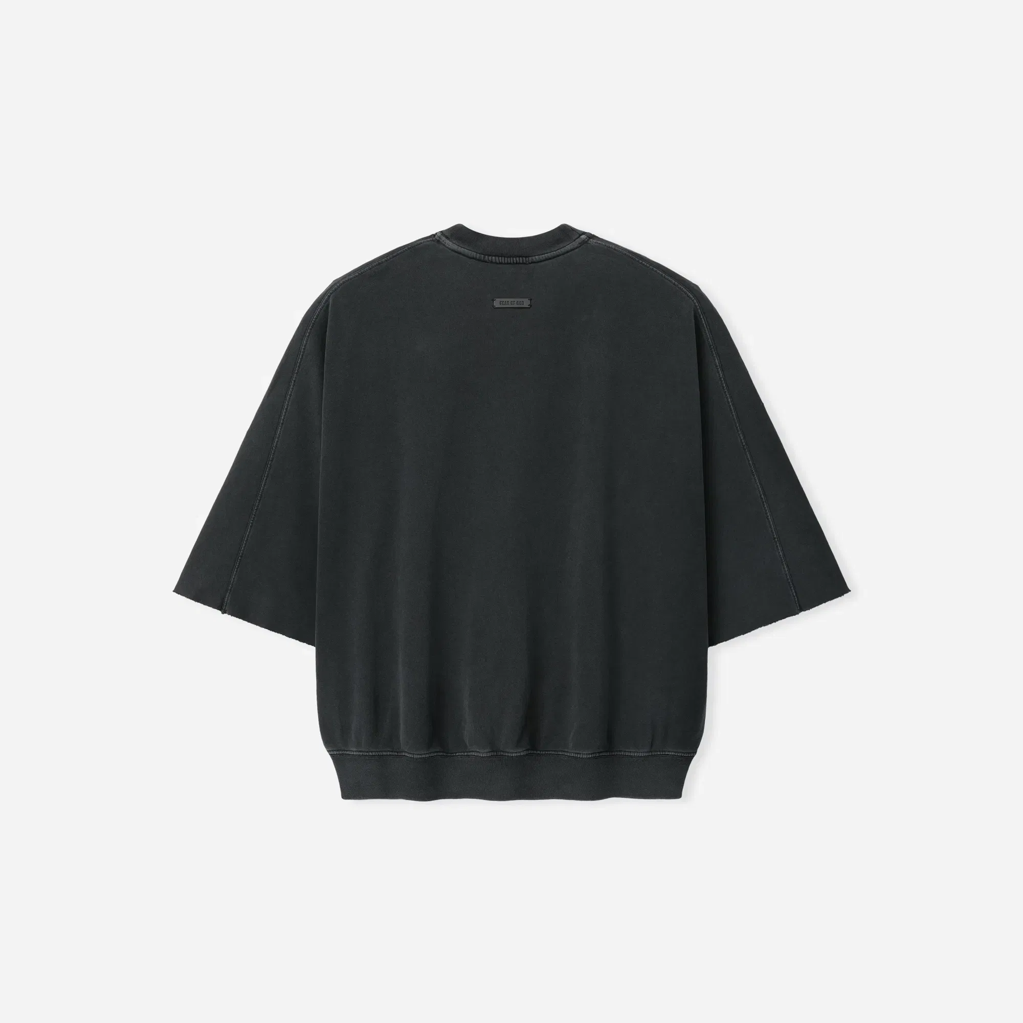 Fear Of God Baseball Cut Sleeve Sweatshirt Black