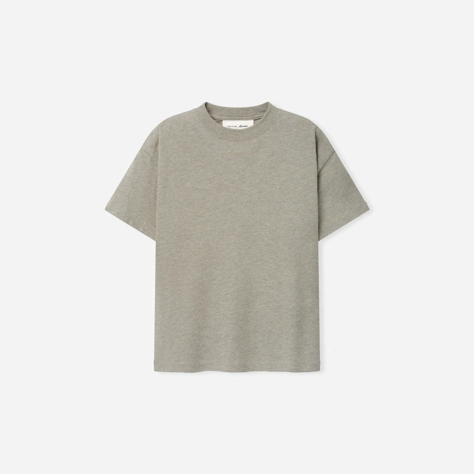 Fear Of God Essentials Kids Tri-Blend Essential Tee Seal Heather