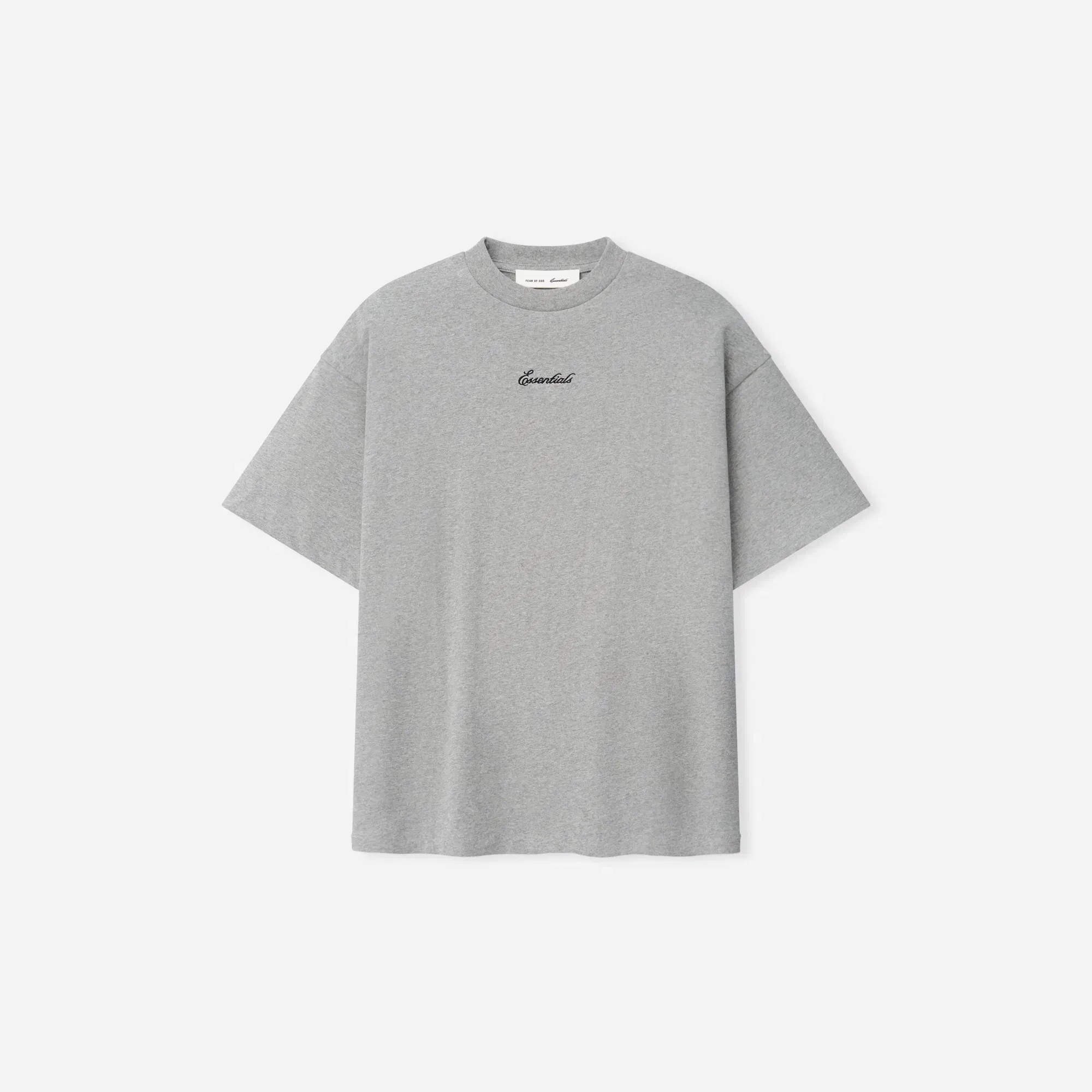 Fear Of God Essentials Kids Signature 90s T-Shirt Concrete Heather