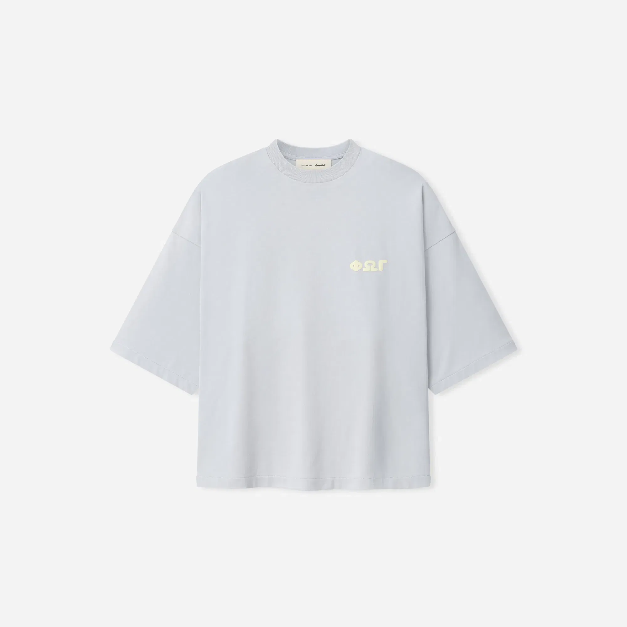 Fear Of God Essentials Merch Tee Boxy Fit Overcast