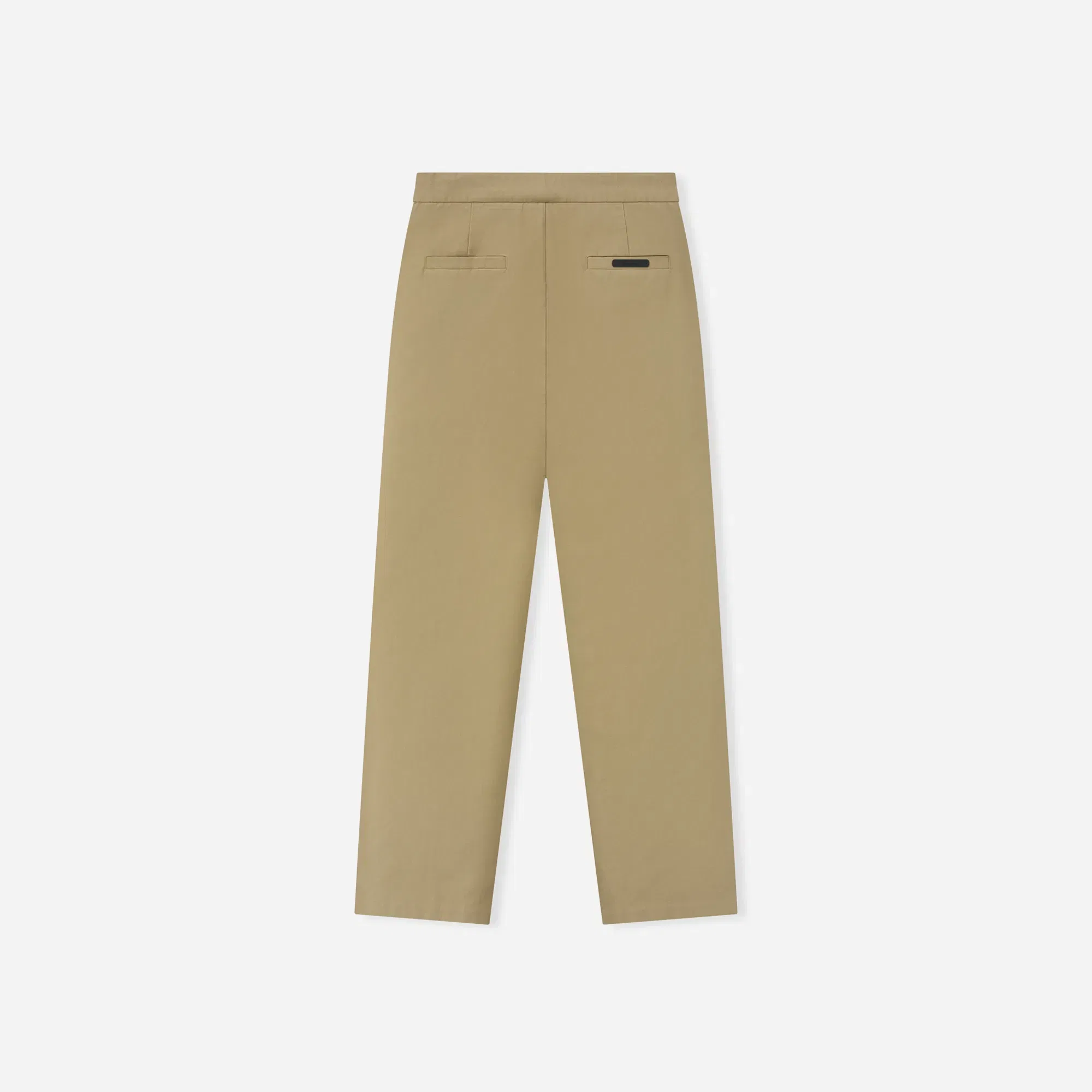 Fear Of God Essentials Cotton Canvas Pleat Front Pant Dune