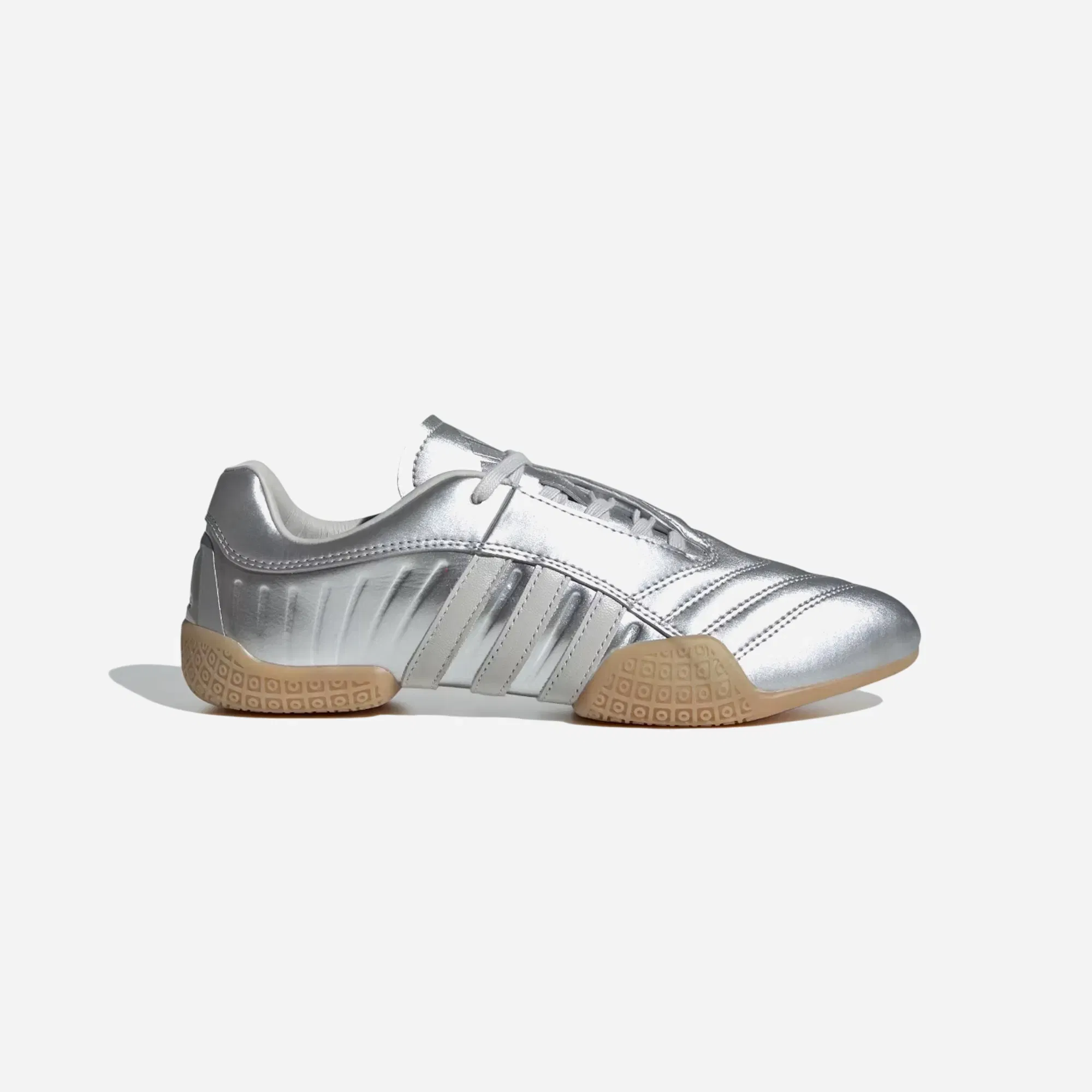 Adidas Taekwondo Mei Elite Shoes Silver Metallic / Grey One / Gum WMNS