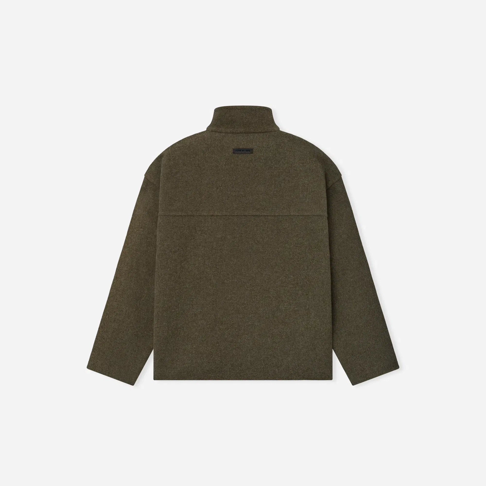 Fear Of God Double Face Wool Cashmere Sport Jacket Khaki Melange