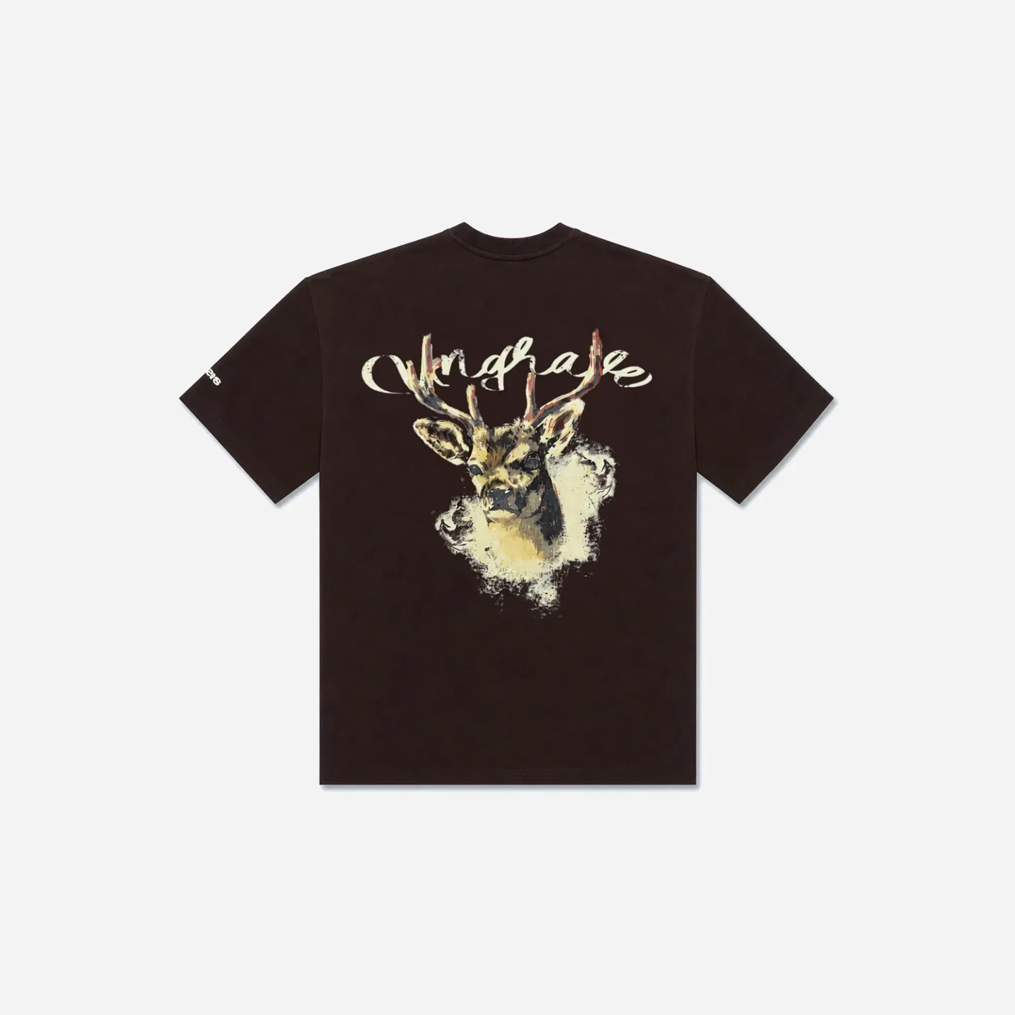 UnGrave Brown Shadow Deer Tee