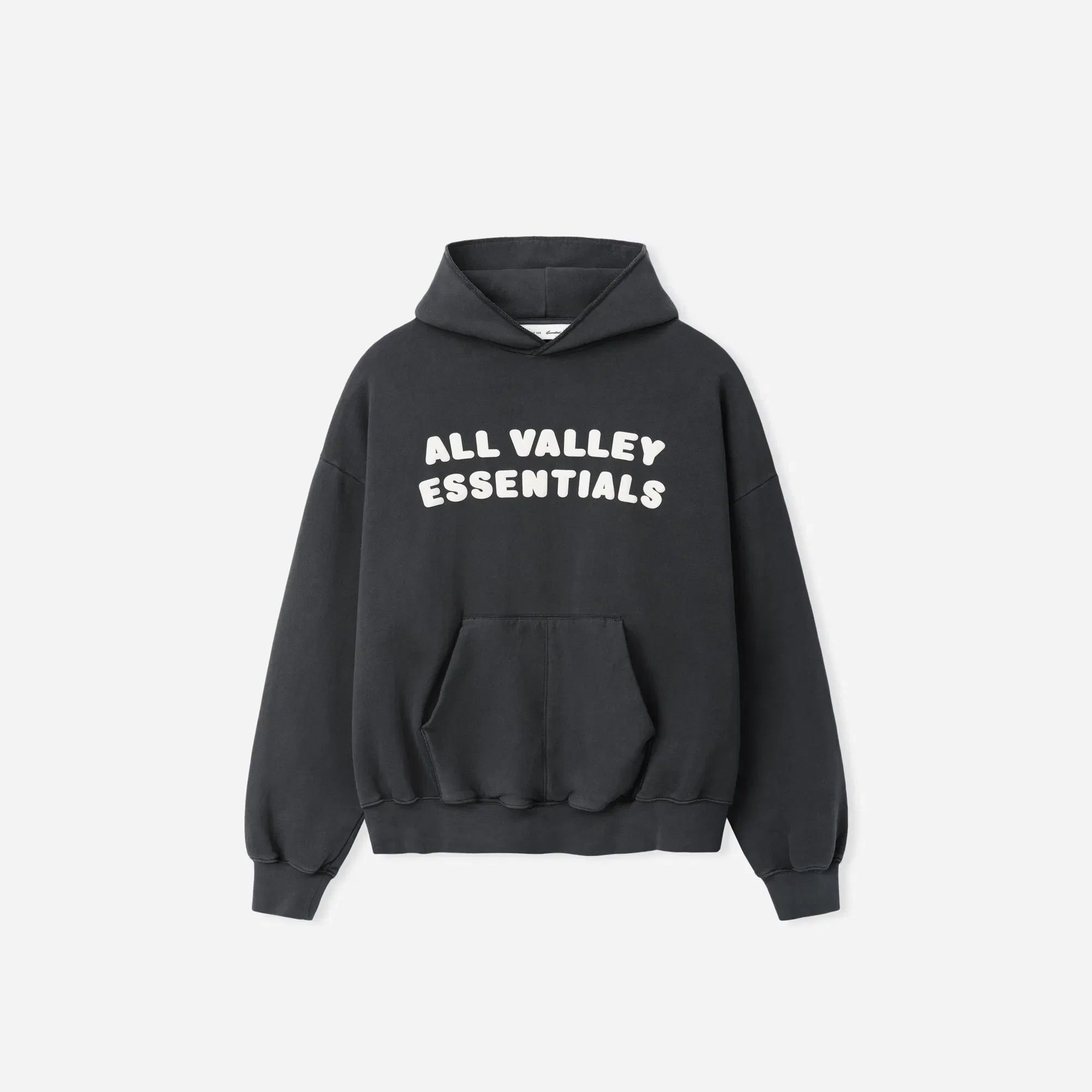 Fear Of God Essentials 90s Hoodie Washed Iron Grey