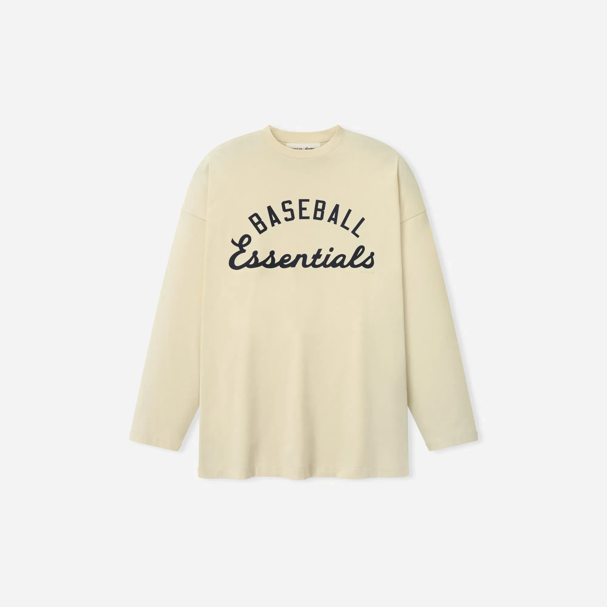 Fear Of God Essentials MLB Boxy Long Sleeve T-Shirt Oat