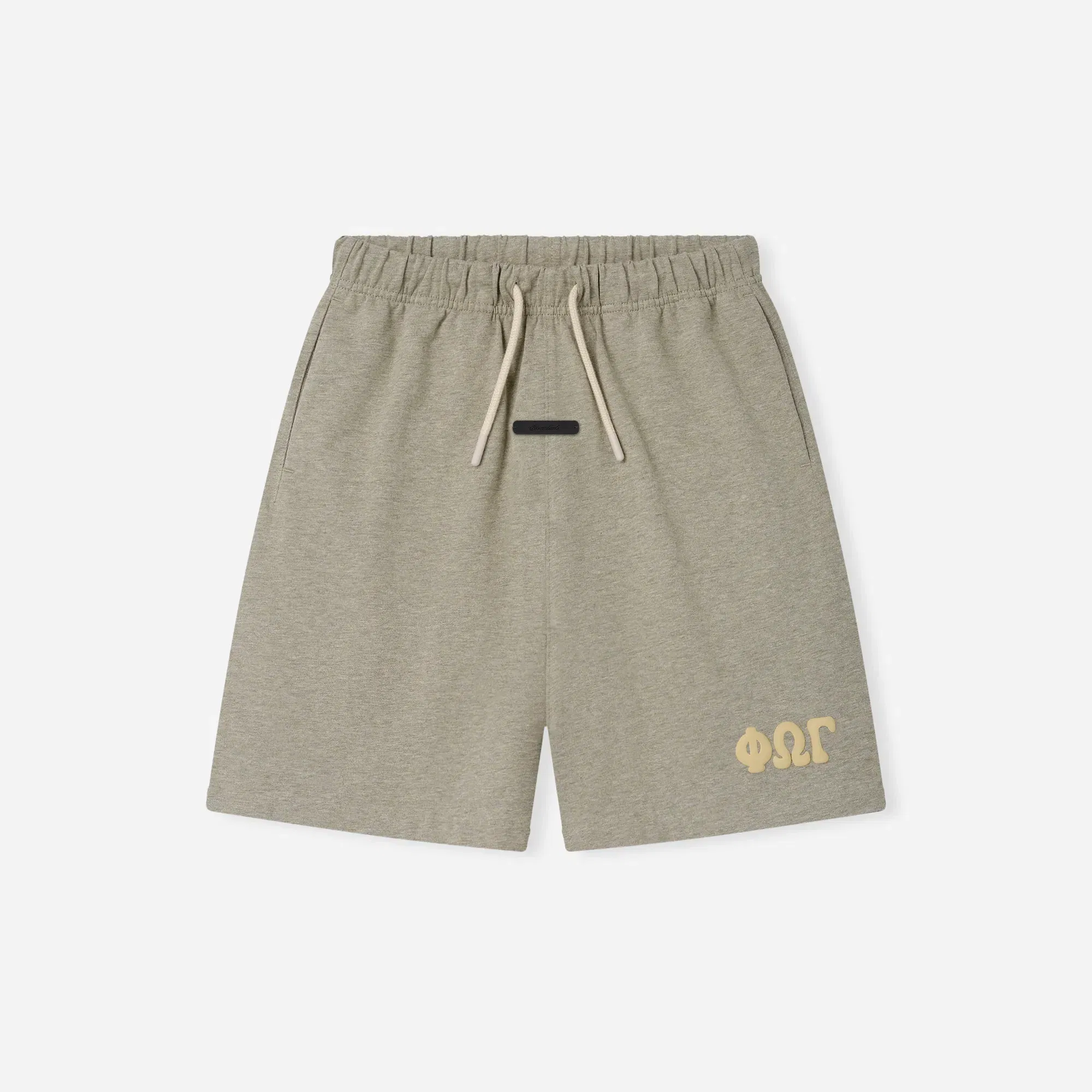 Fear Of God Essentials Kids 90s Jersey Sweatshort Seal Heather