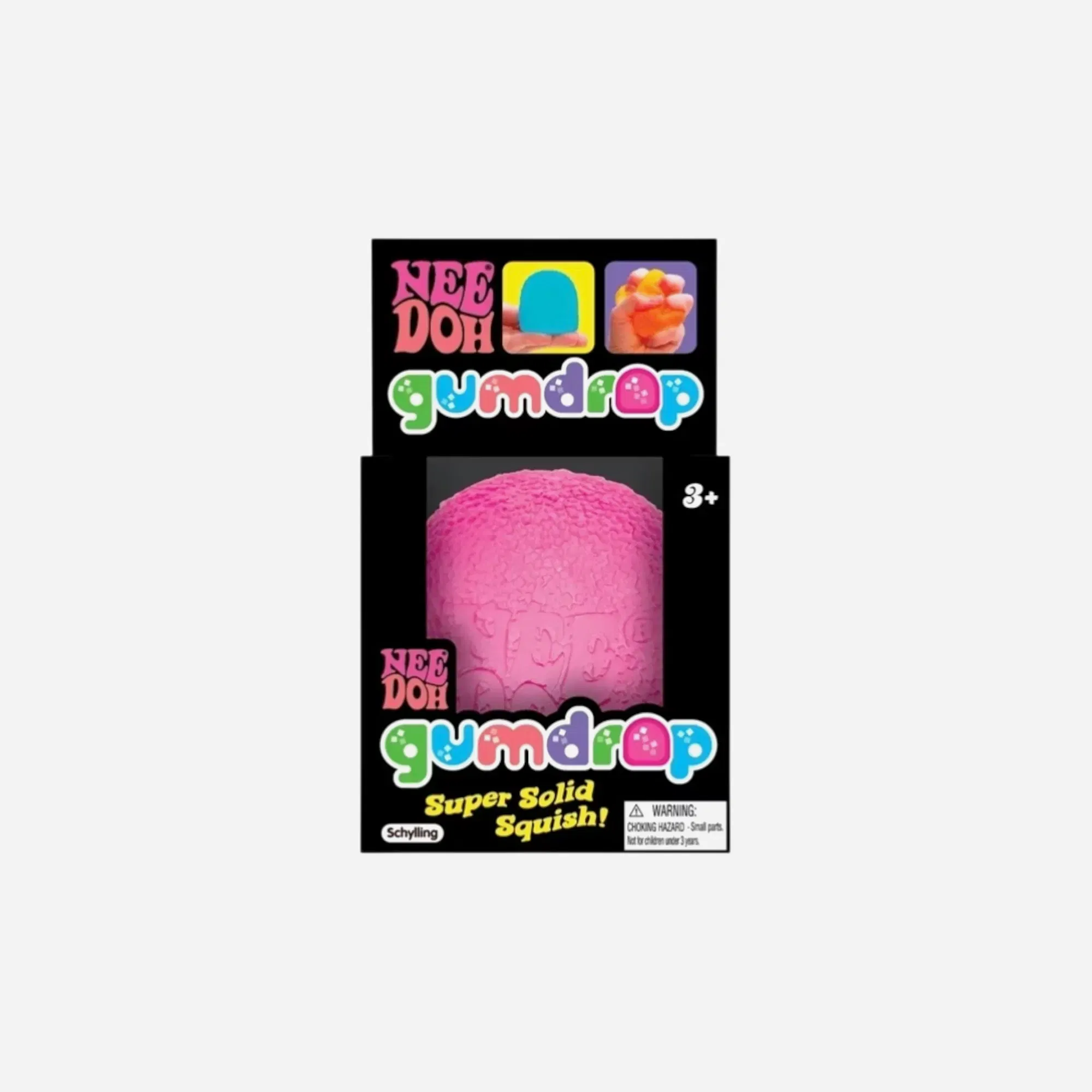 NeeDoh Gumdrop Squishy Fidget Toy Pink
