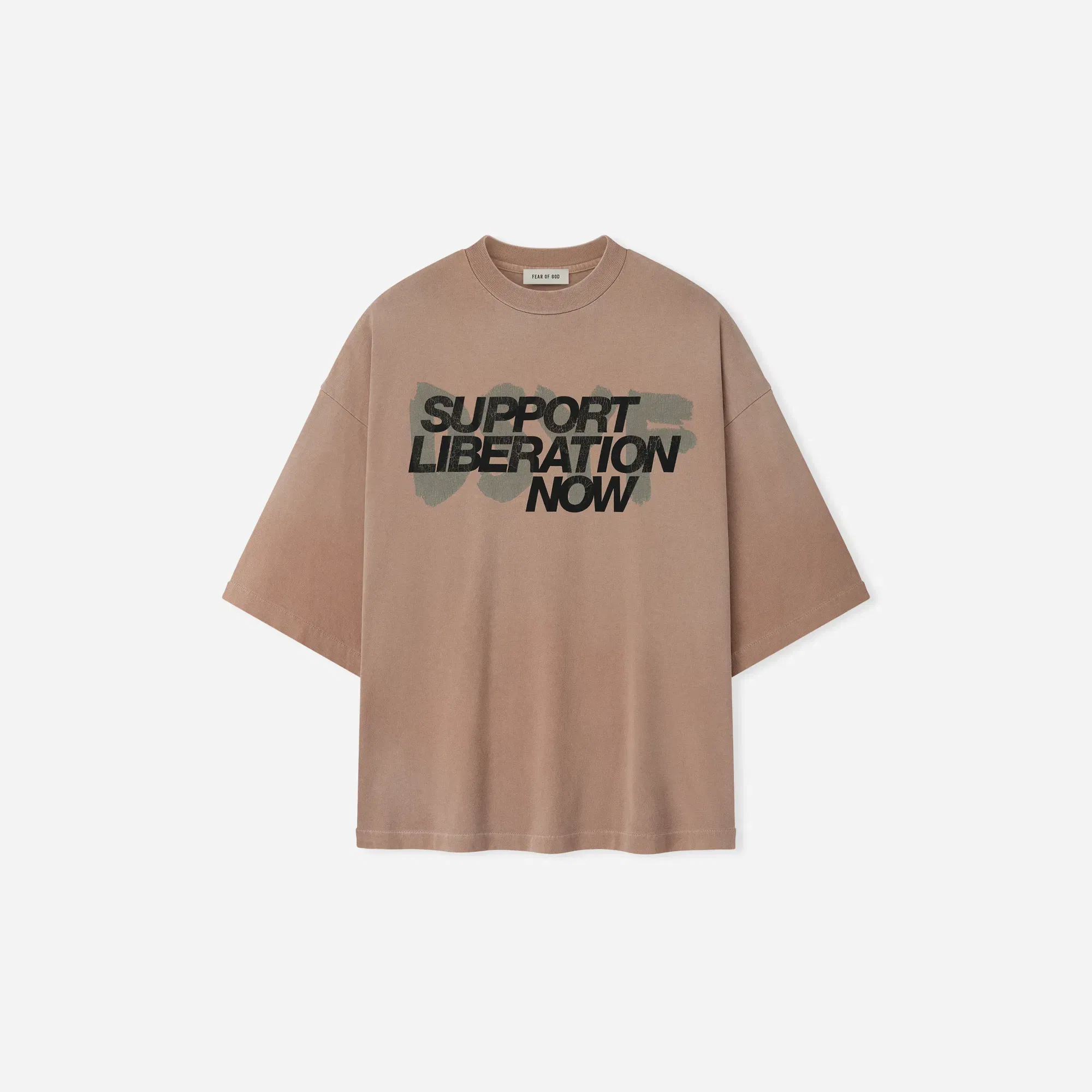 Fear Of God Liberation Now T-Shirt Dune Pearl