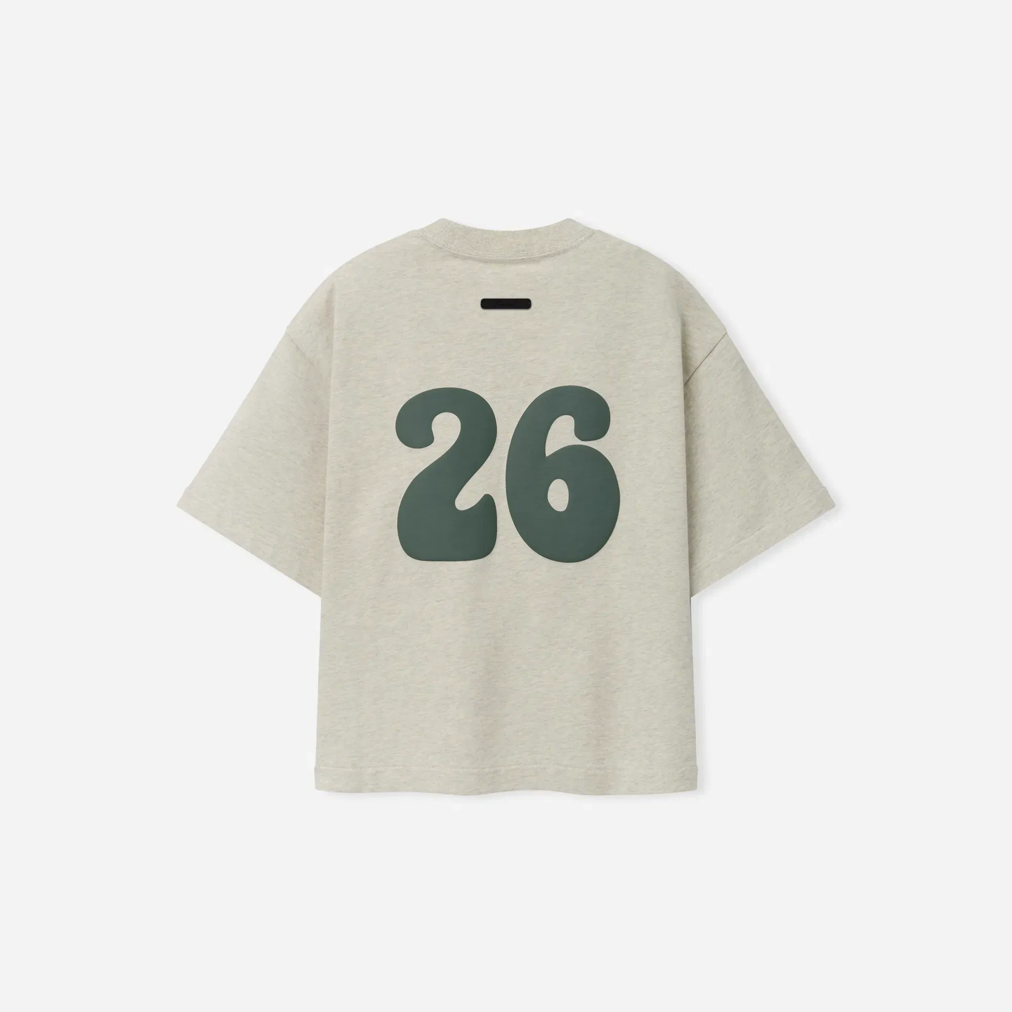 Fear Of God Essentials Kids Merch T-Shirt Boxy Fit Vanilla Heather