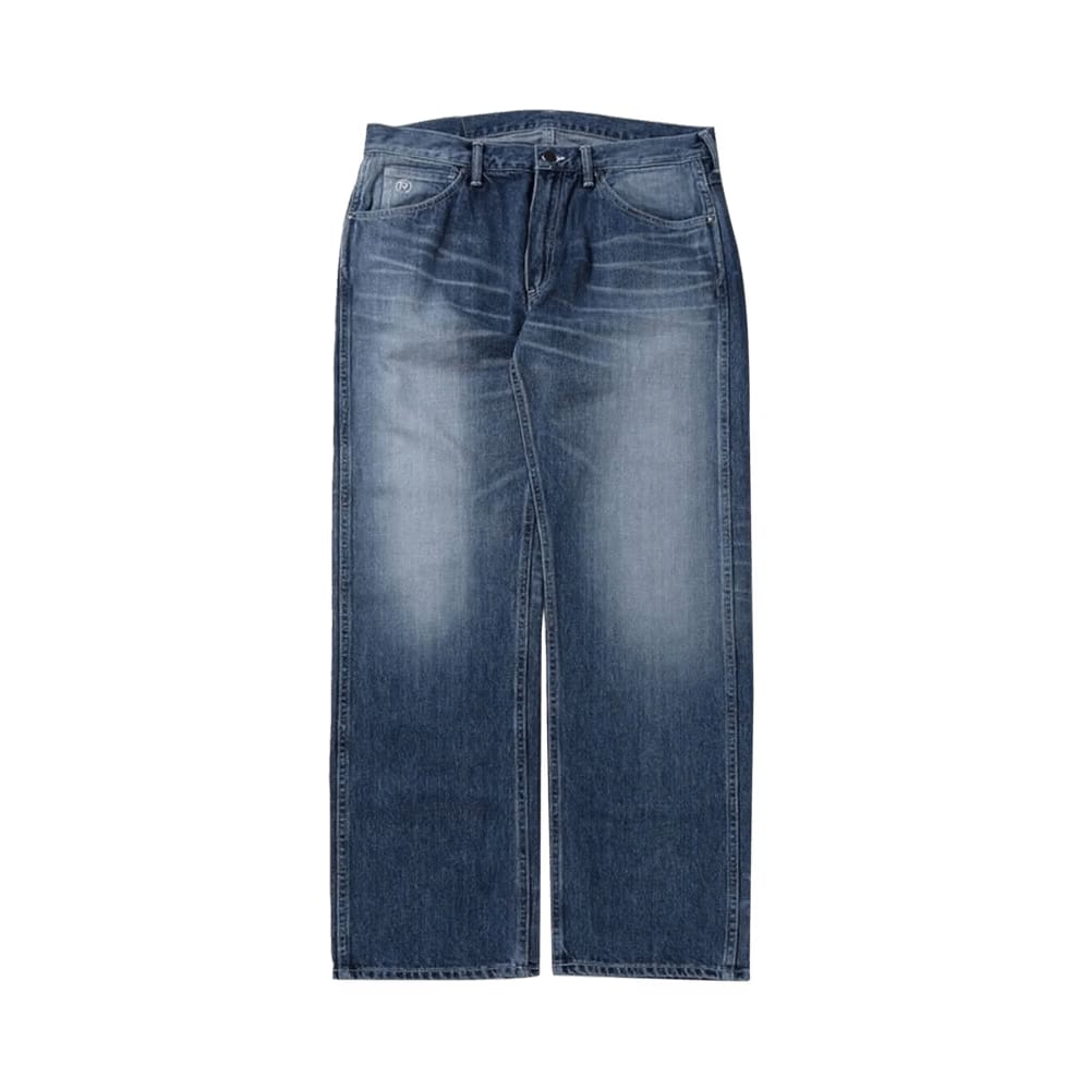 BAPE Ape Head Relaxed Fit Denim Pants Blue/Light Indigo