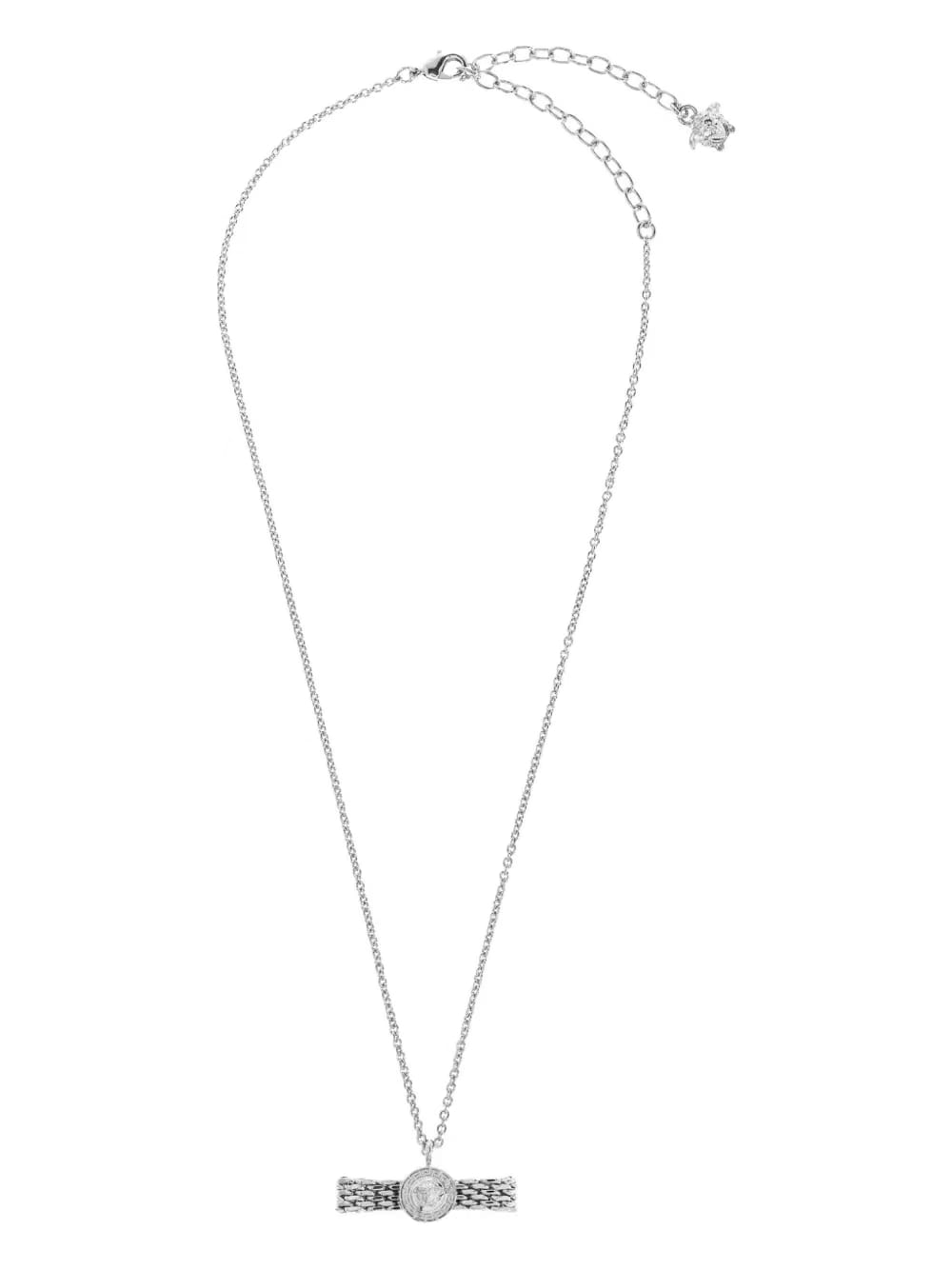 Medusa-embellished chain necklace