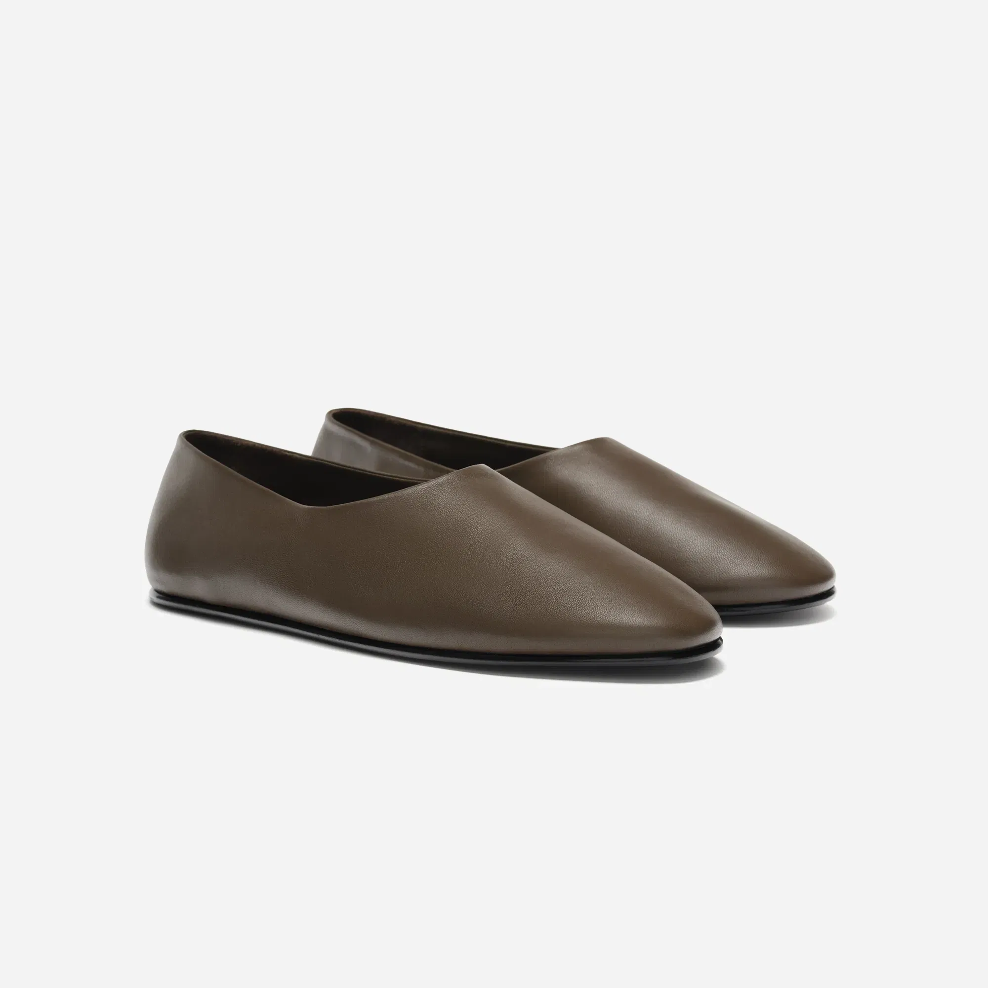 Fear Of God Leather Ballerino Taupe