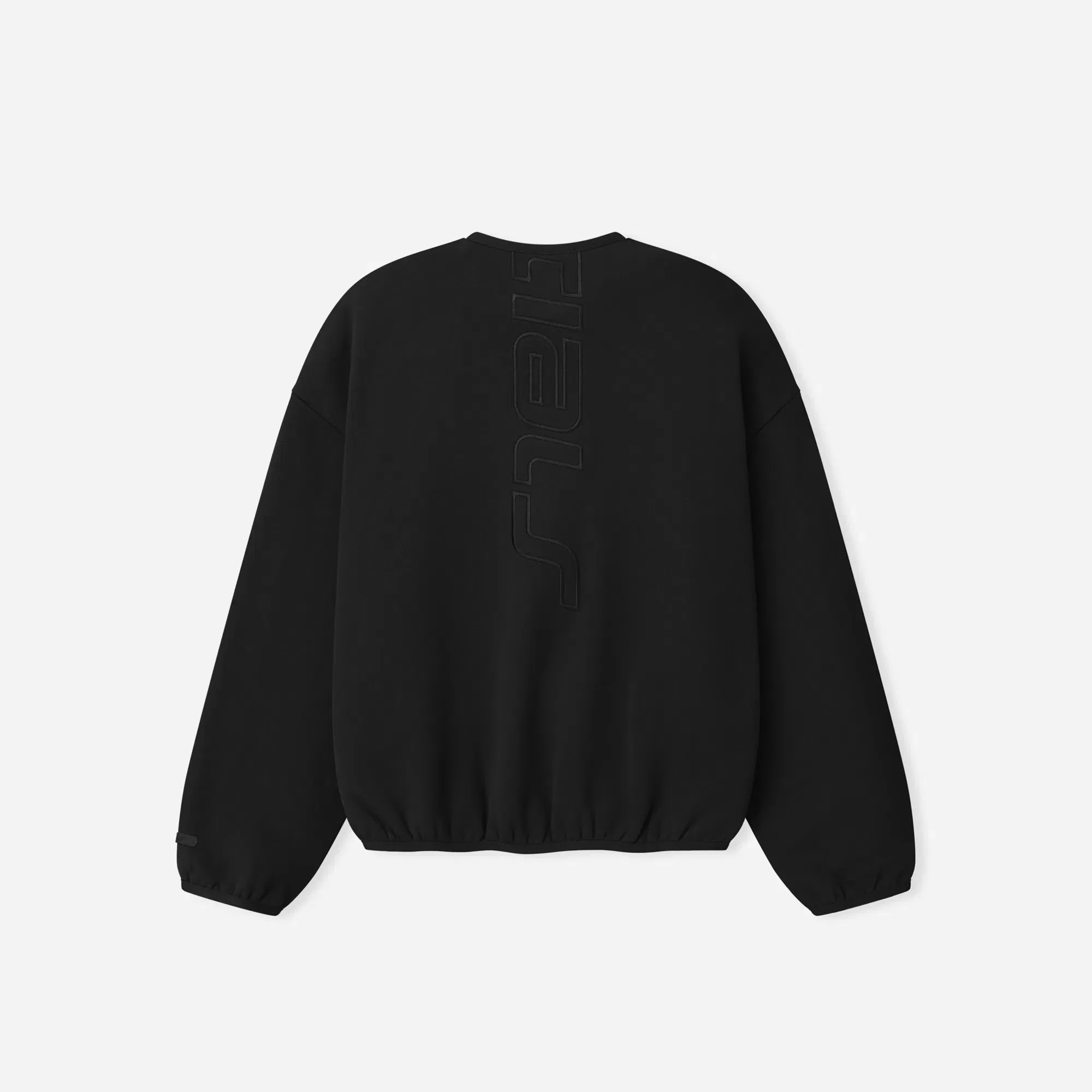 Fear Of God Essentials Active Trace Modern Crewneck Sweatshirt Vintage Black