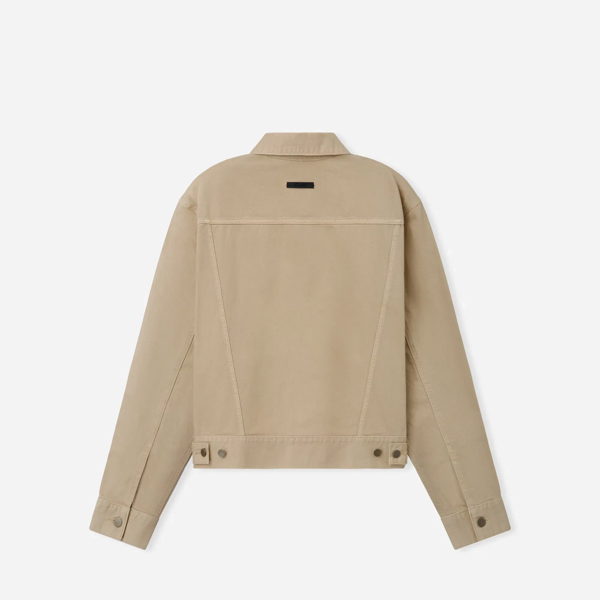 Fear Of God Essentials Classic Denim Jacket Overdyed Dune