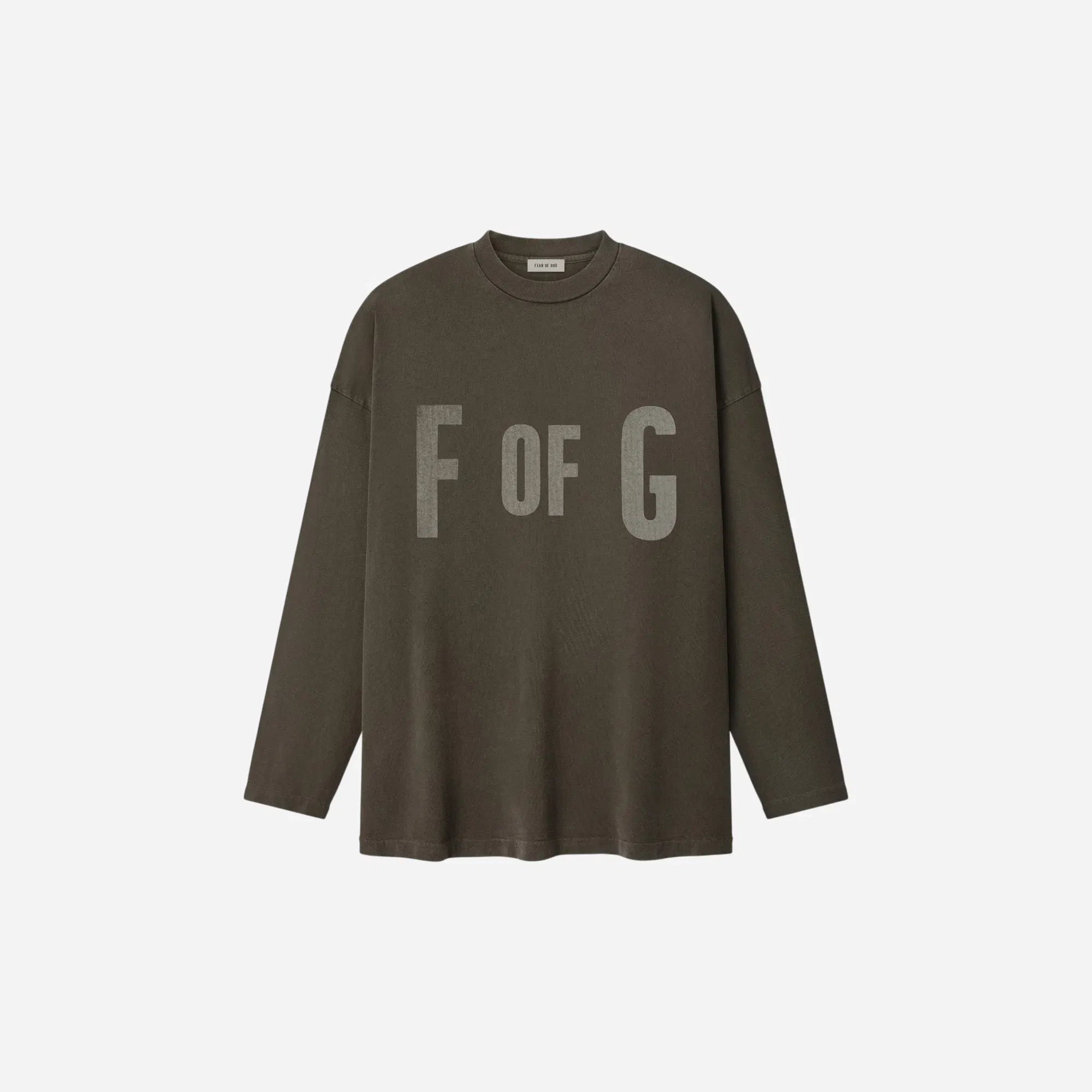 Fear Of God "F Of G 26" Long Sleeve Tee Faded Brown
