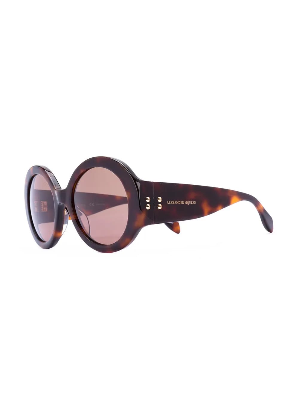 mini stud round frame sunglasses