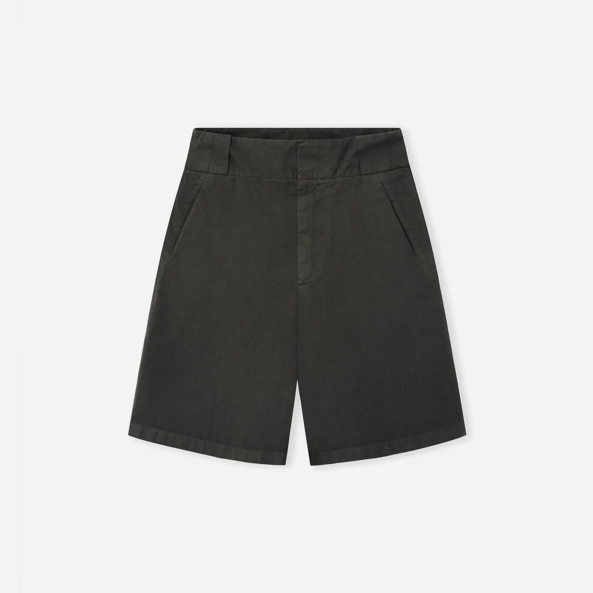 Fear Of God Garment Dyed Cotton Casual Short Dark Grey